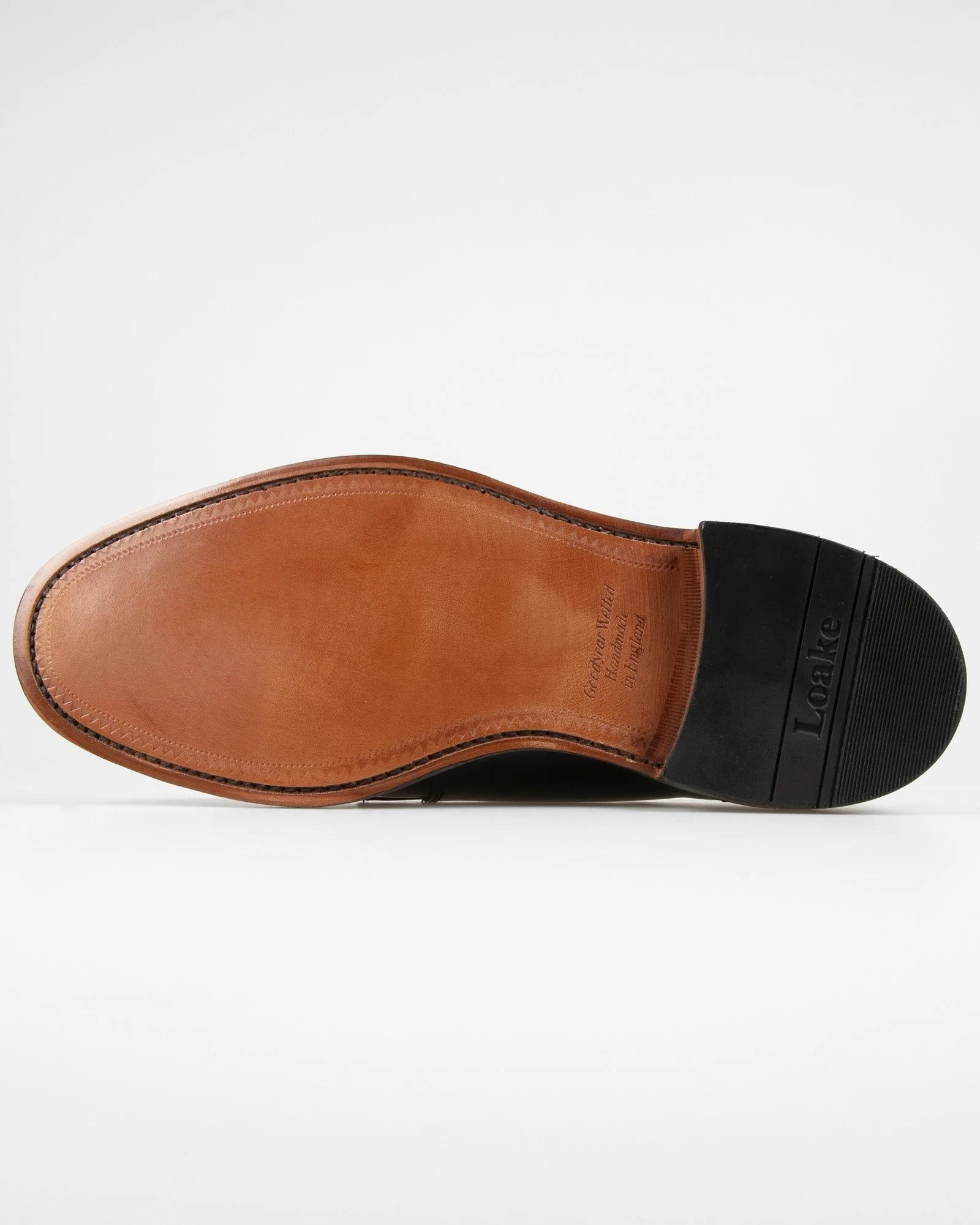 Loake Professional 771B Polished Plain Derby Shoe - Black - Image 6
