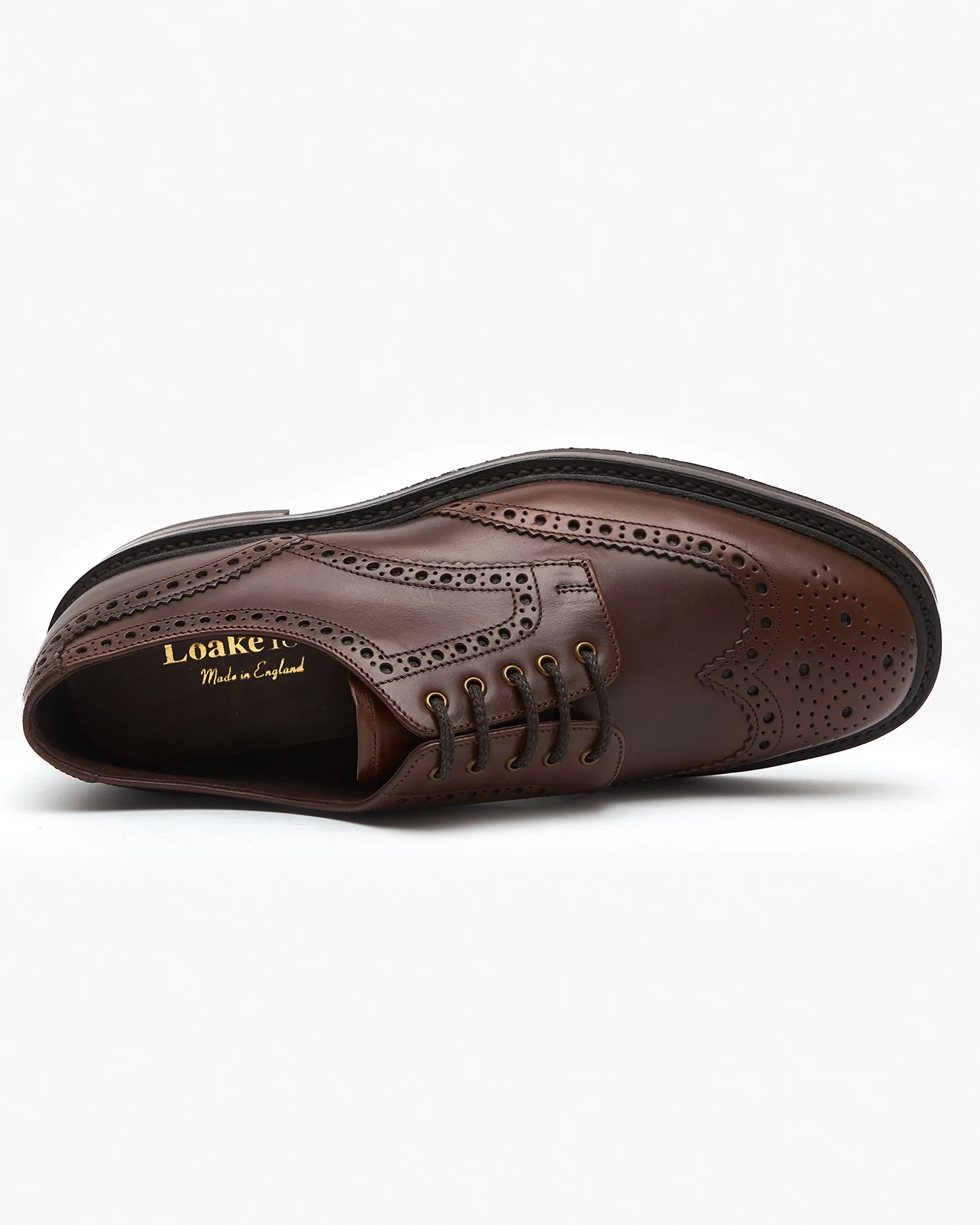 Loake 1880 Country Chester Brogue - Brown Waxy - Image 2
