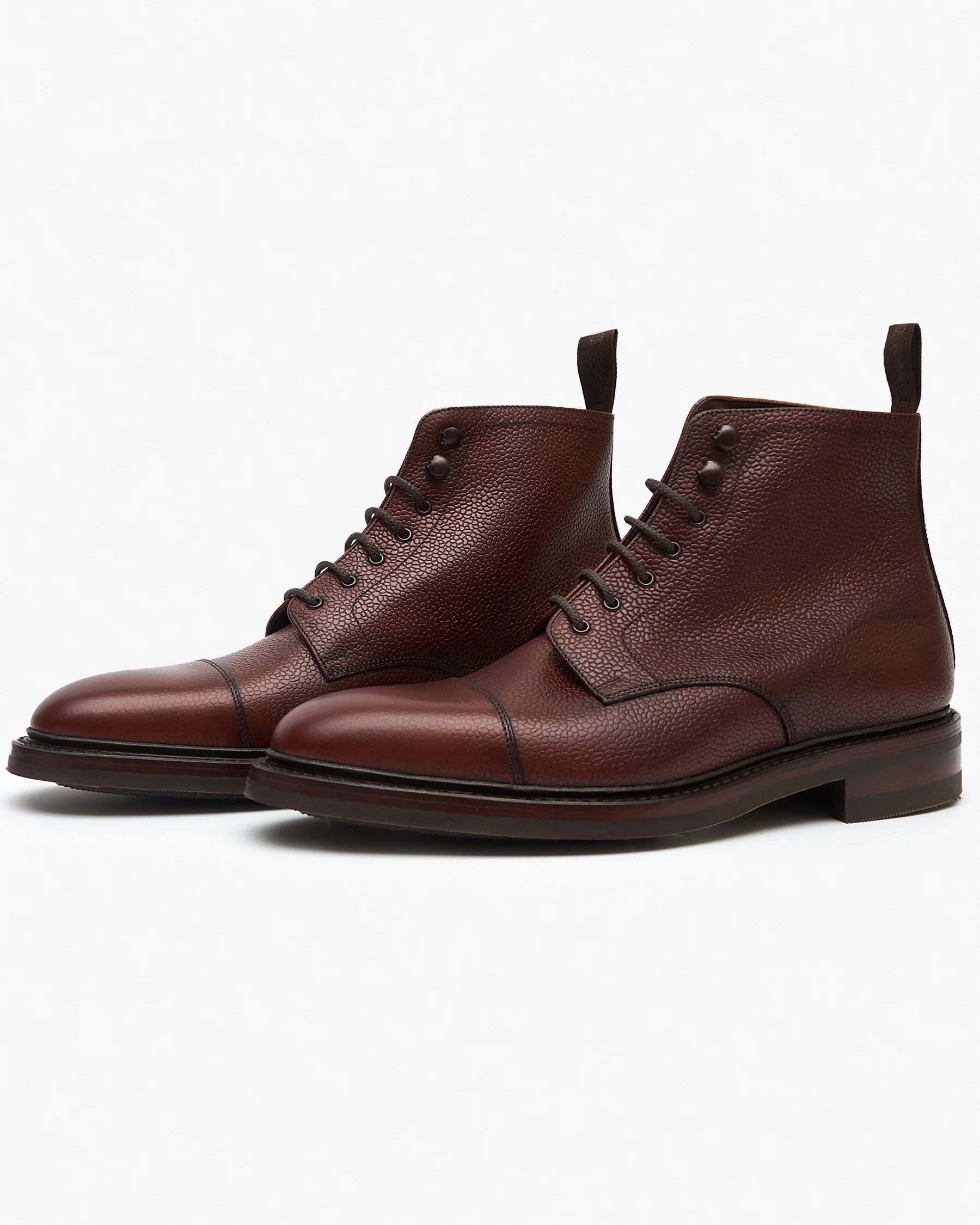 Loake 1880 Country Roehampton Derby Boot - Oxblood Grain - Image 3