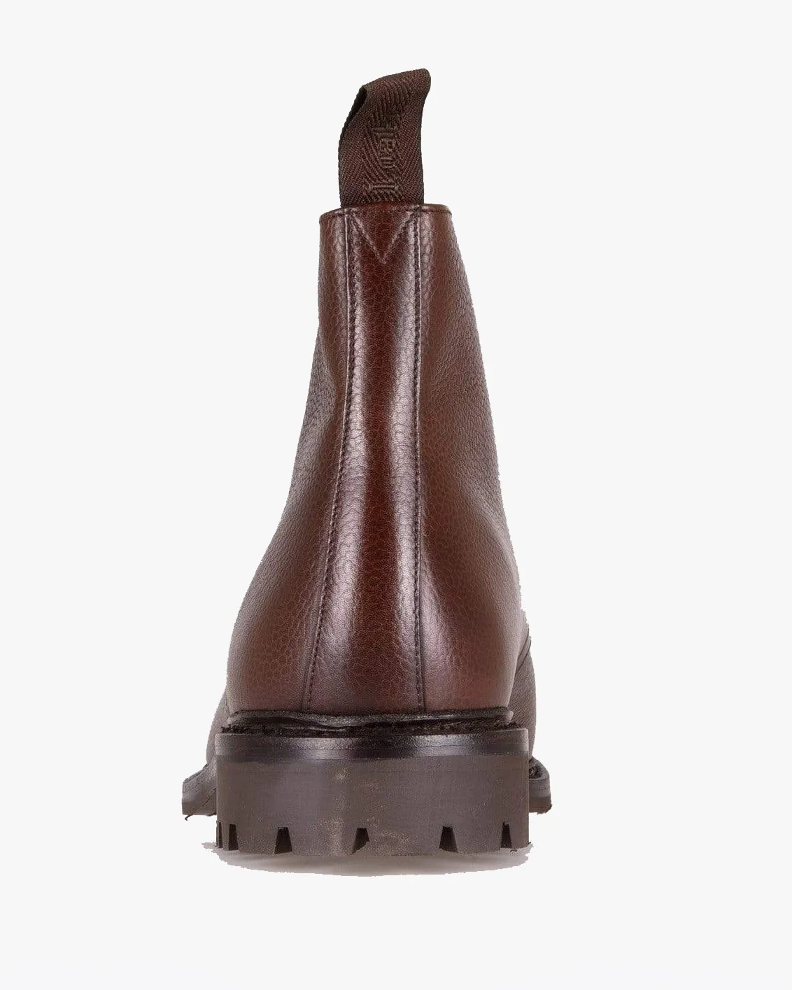 Loake 1880 Country Sedbergh Derby Boot - Dark Brown Grain - Image 6