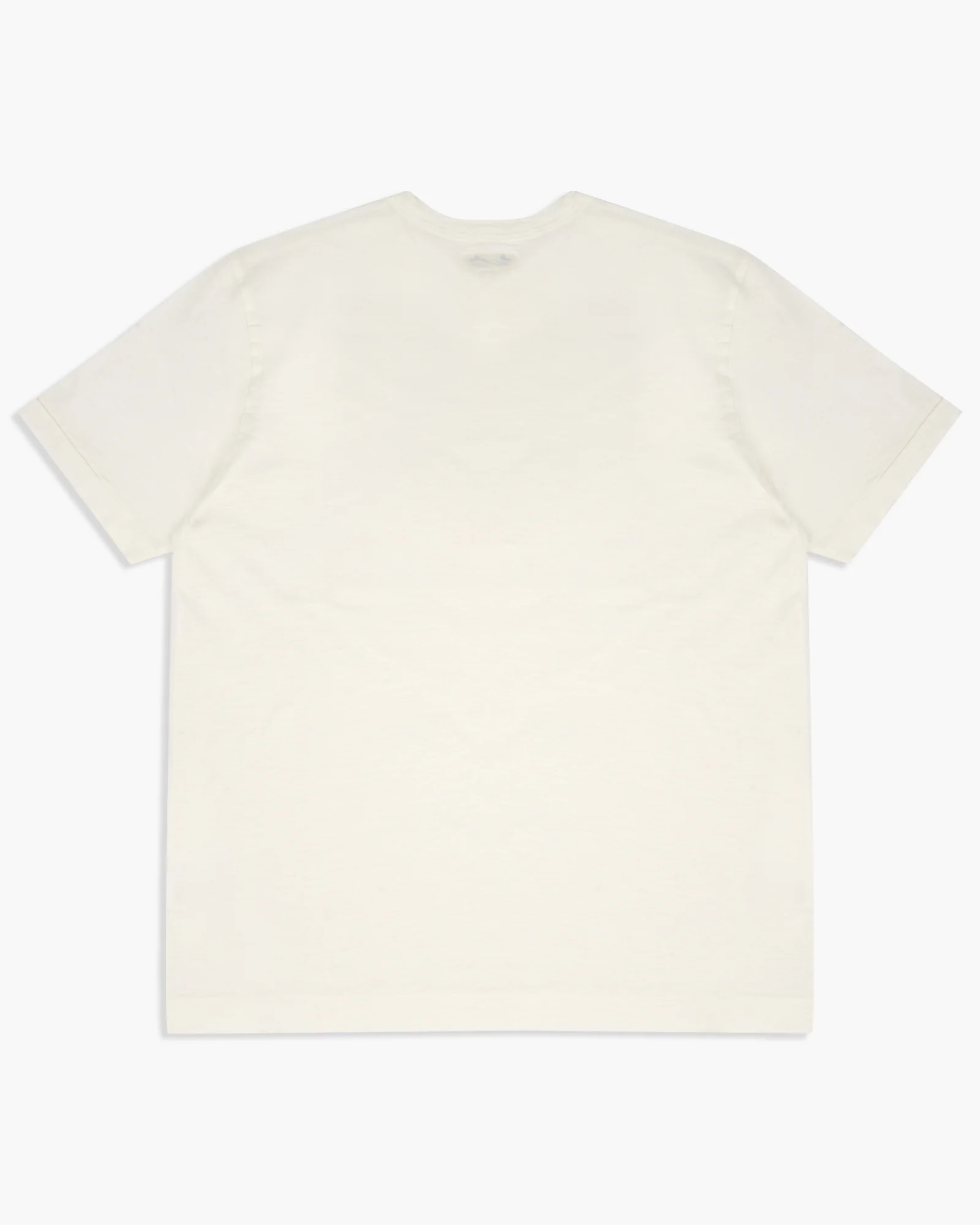 Merz b. Schwanen Good Basics SCT04 4.9oz Pima Slub Cotton Relaxed Tee - White - Image 8