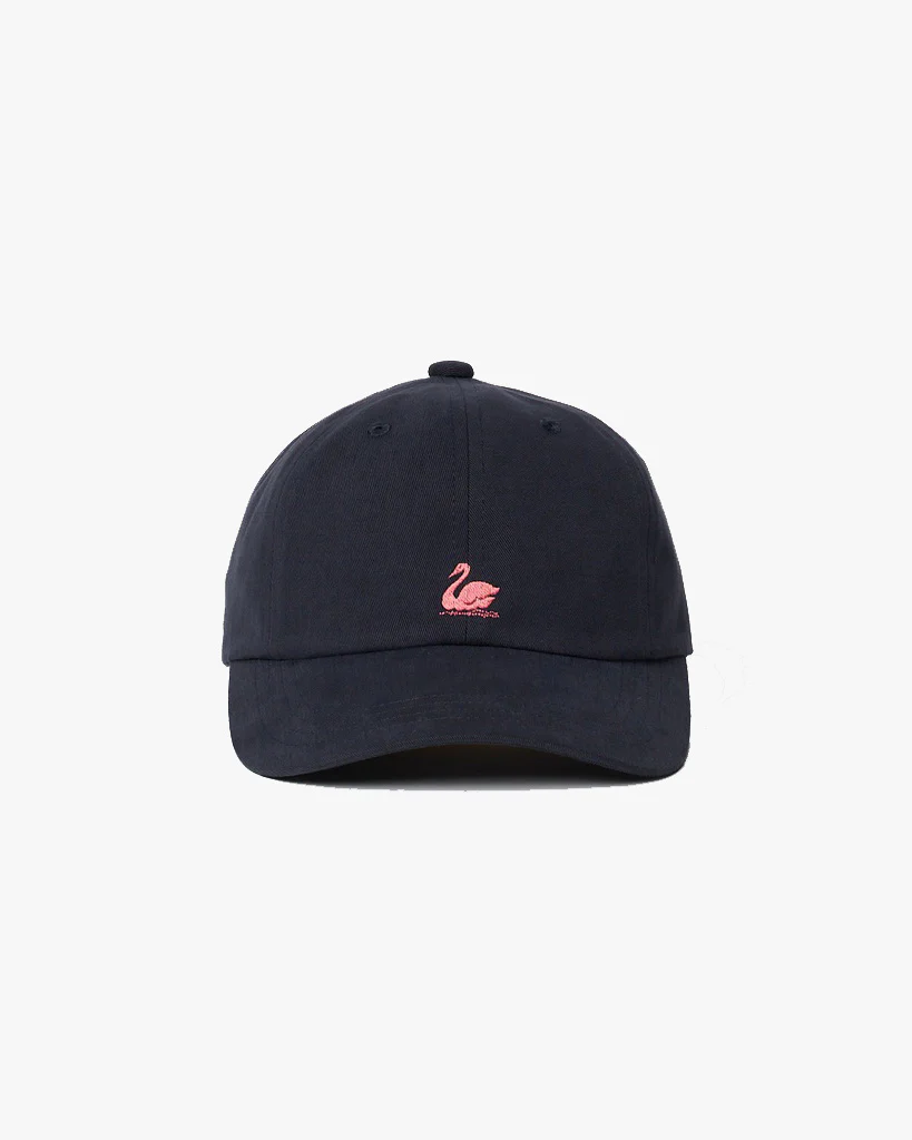 Merz b. Schwanen Good Basics CAP01 Swan Logo Cap - Charcoal - Image 4