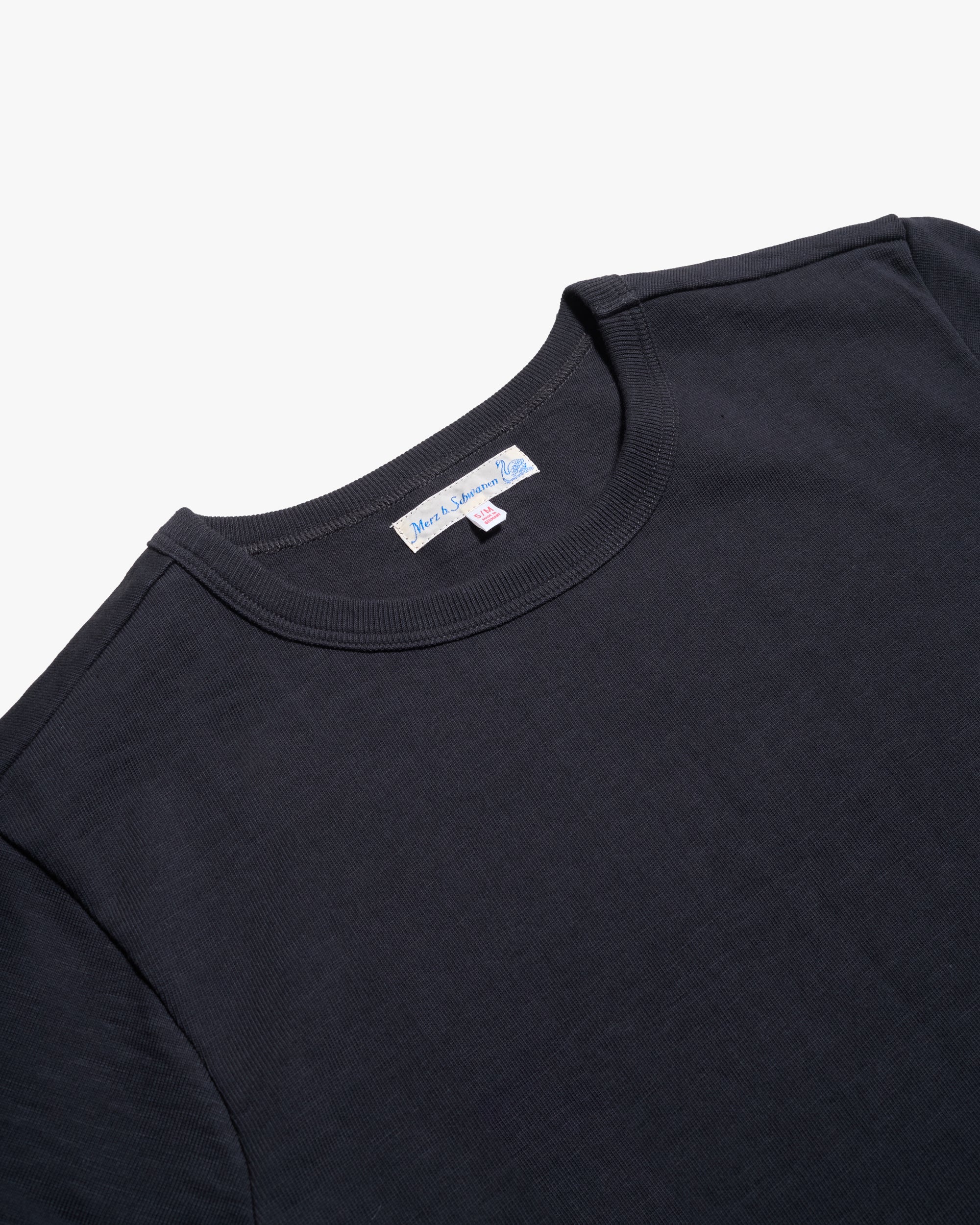 Merz b. Schwanen Good Originals 2M15 6.8oz Classic Fit Sturdy Jersey Tee - Charcoal - Image 2