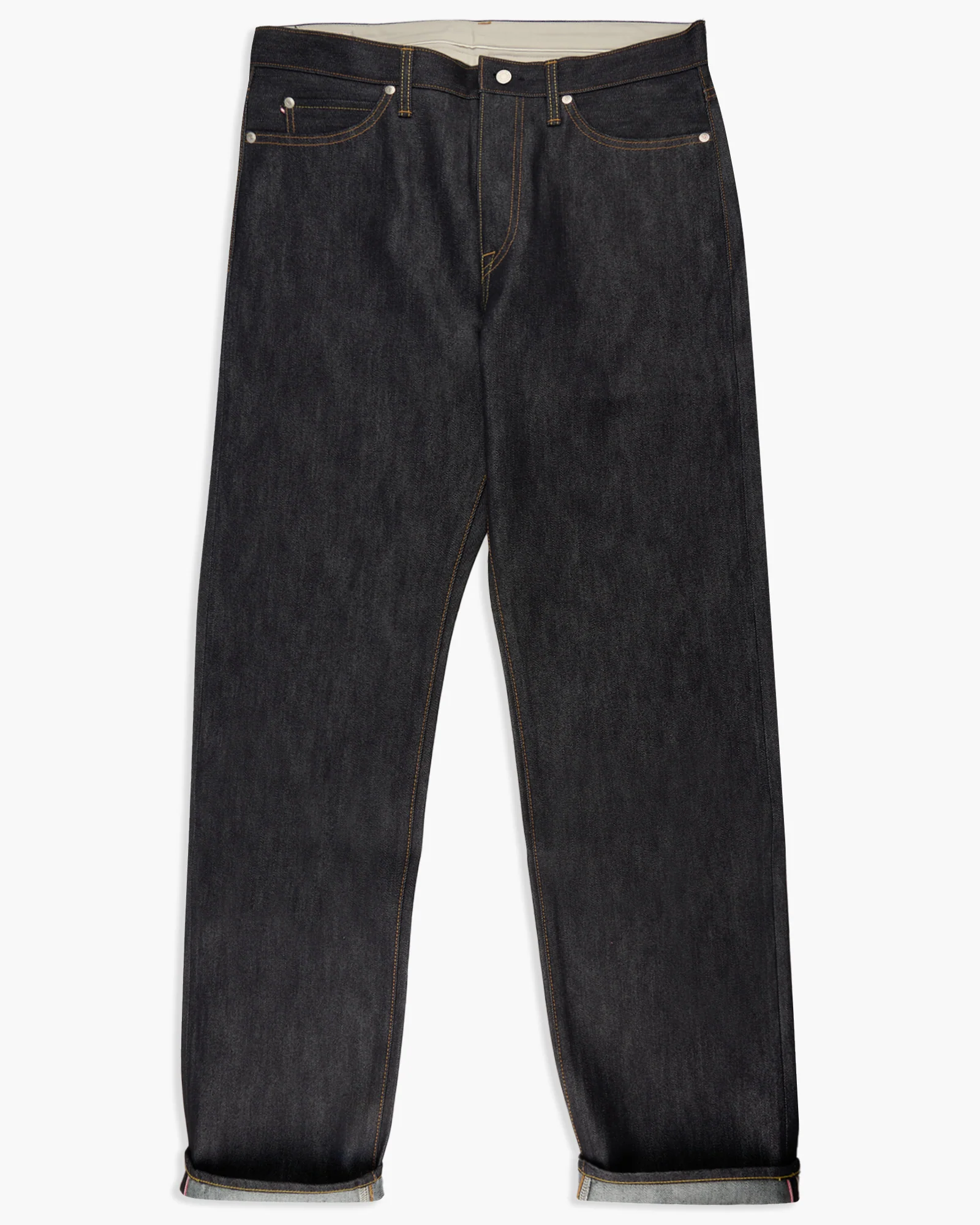 MOMOTARO JEANS #100 Cotton Silk Straight Fit Mens Jeans - 15oz Zimbabwe Cotton & Silk Selvedge Denim / Zipper - Image 10