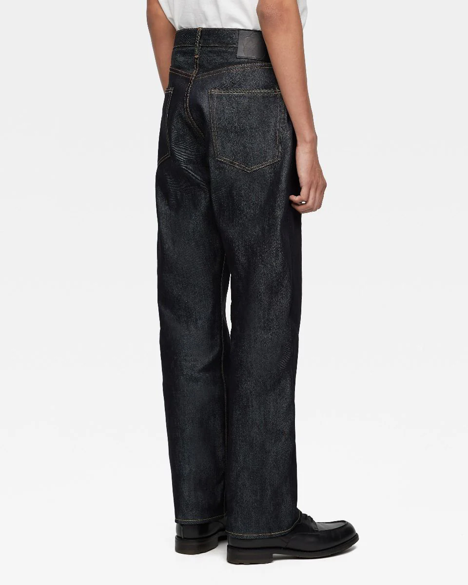 MOMOTARO JEANS #100 Cotton Silk Straight Fit Mens Jeans - 15oz Zimbabwe Cotton & Silk Selvedge Denim / Zipper - Image 4