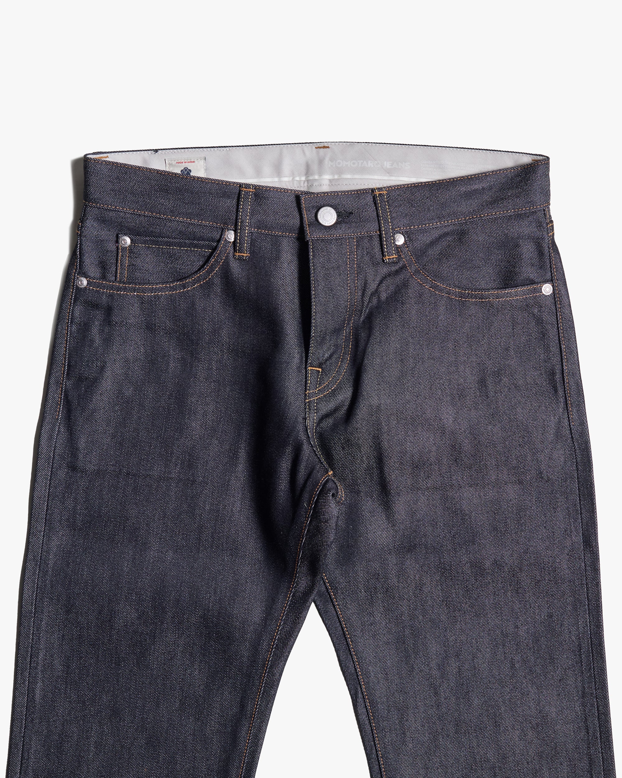 MOMOTARO JEANS #300 Cotton Silk Slim Fit Mens Jeans - 15oz Zimbabwe Cotton & Silk Selvedge Denim / Zipper - Image 10