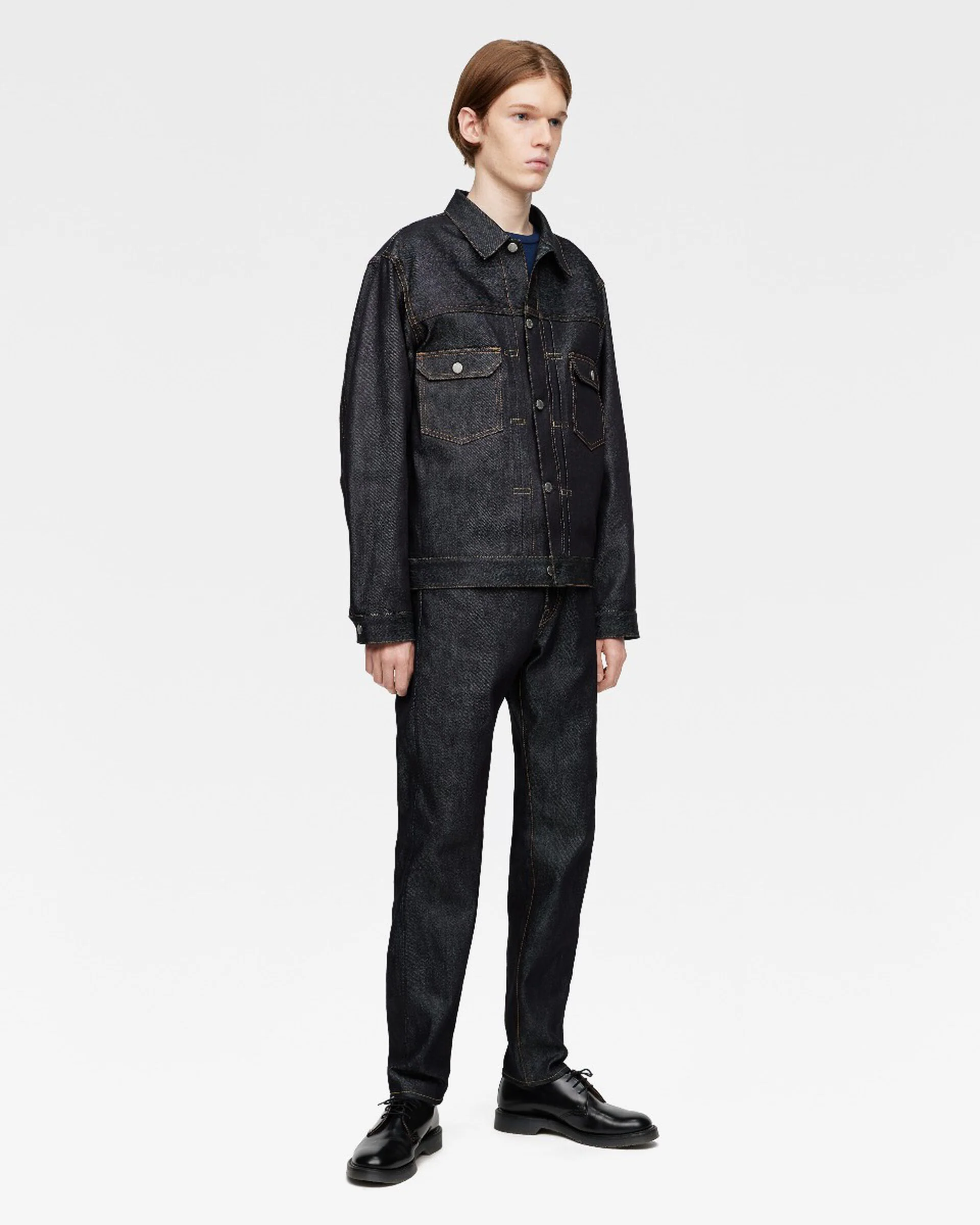 MOMOTARO JEANS #300 Cotton Silk Slim Fit Mens Jeans - 15oz Zimbabwe Cotton & Silk Selvedge Denim / Zipper - Image 6