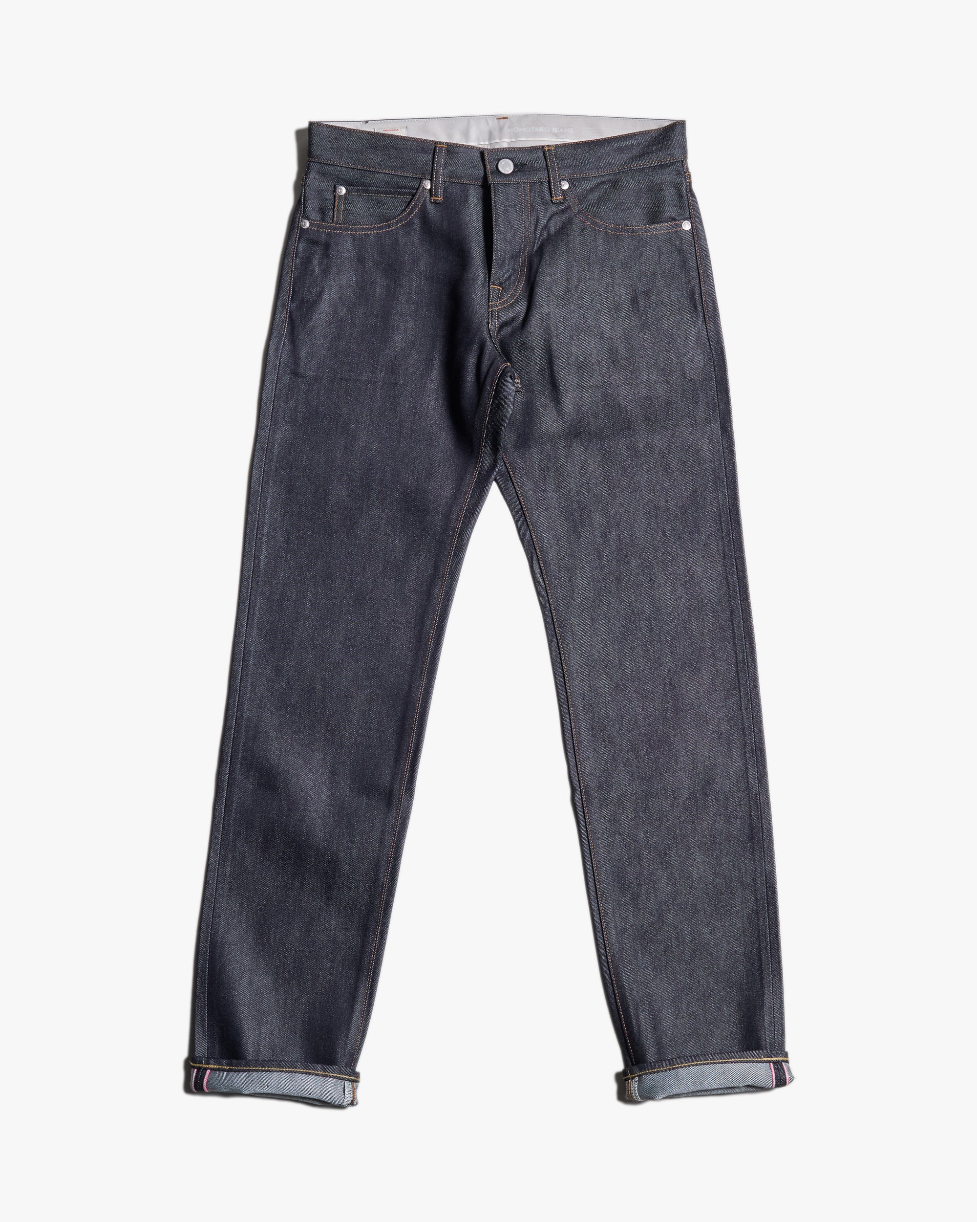 MOMOTARO JEANS #300 Cotton Silk Slim Fit Mens Jeans - 15oz Zimbabwe Cotton & Silk Selvedge Denim / Zipper - Image 8
