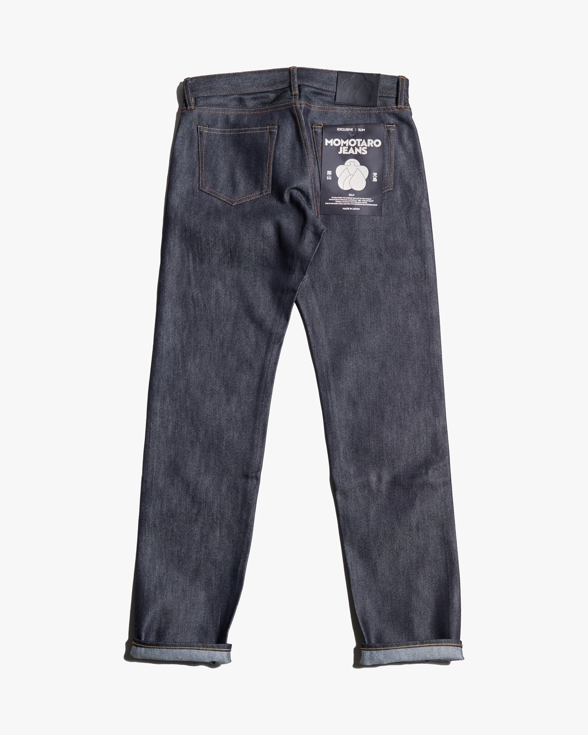 MOMOTARO JEANS #300 Cotton Silk Slim Fit Mens Jeans - 15oz Zimbabwe Cotton & Silk Selvedge Denim / Zipper - Image 9