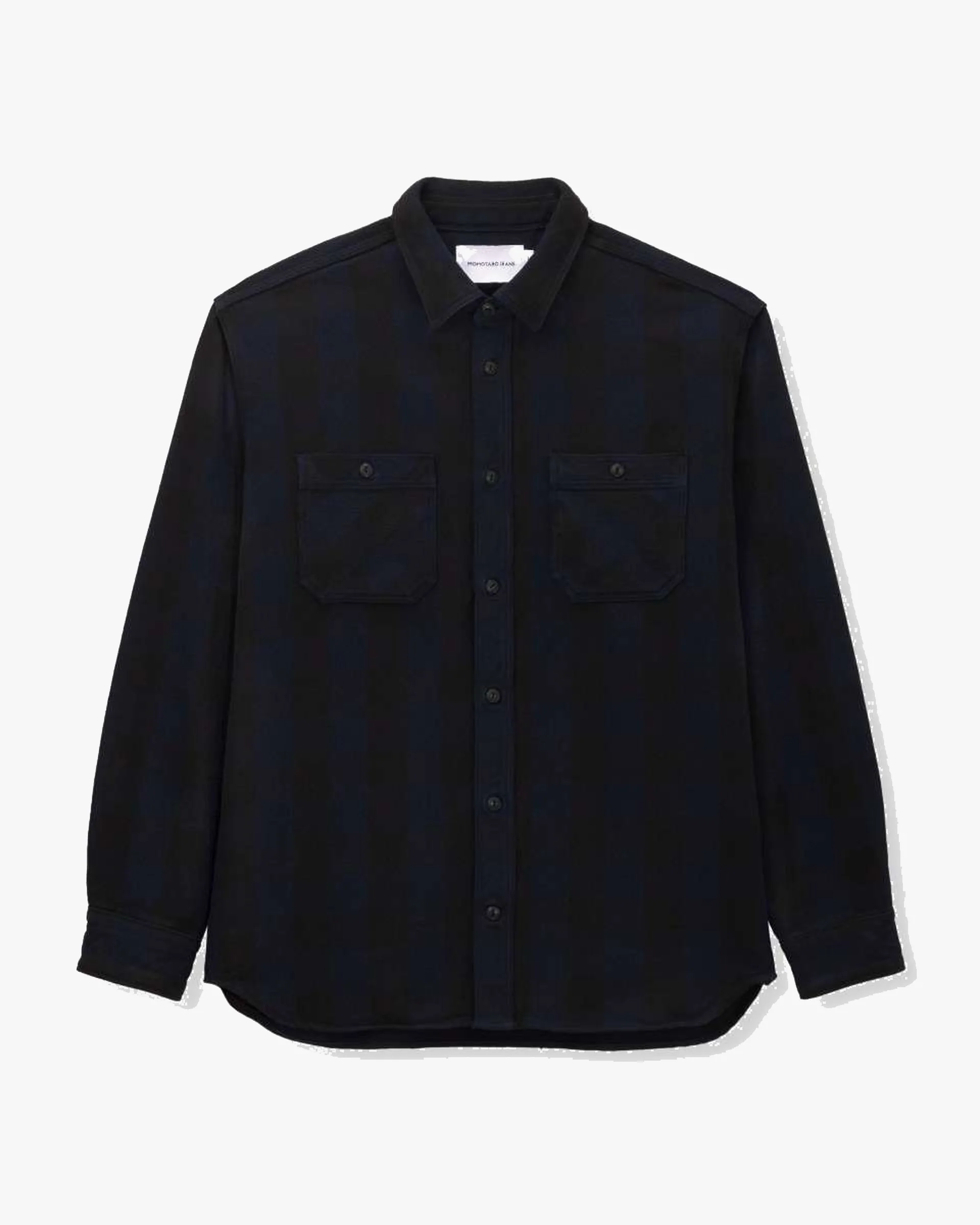 MOMOTARO JEANS MMLS6002 Block Check L/S Shirt - Navy