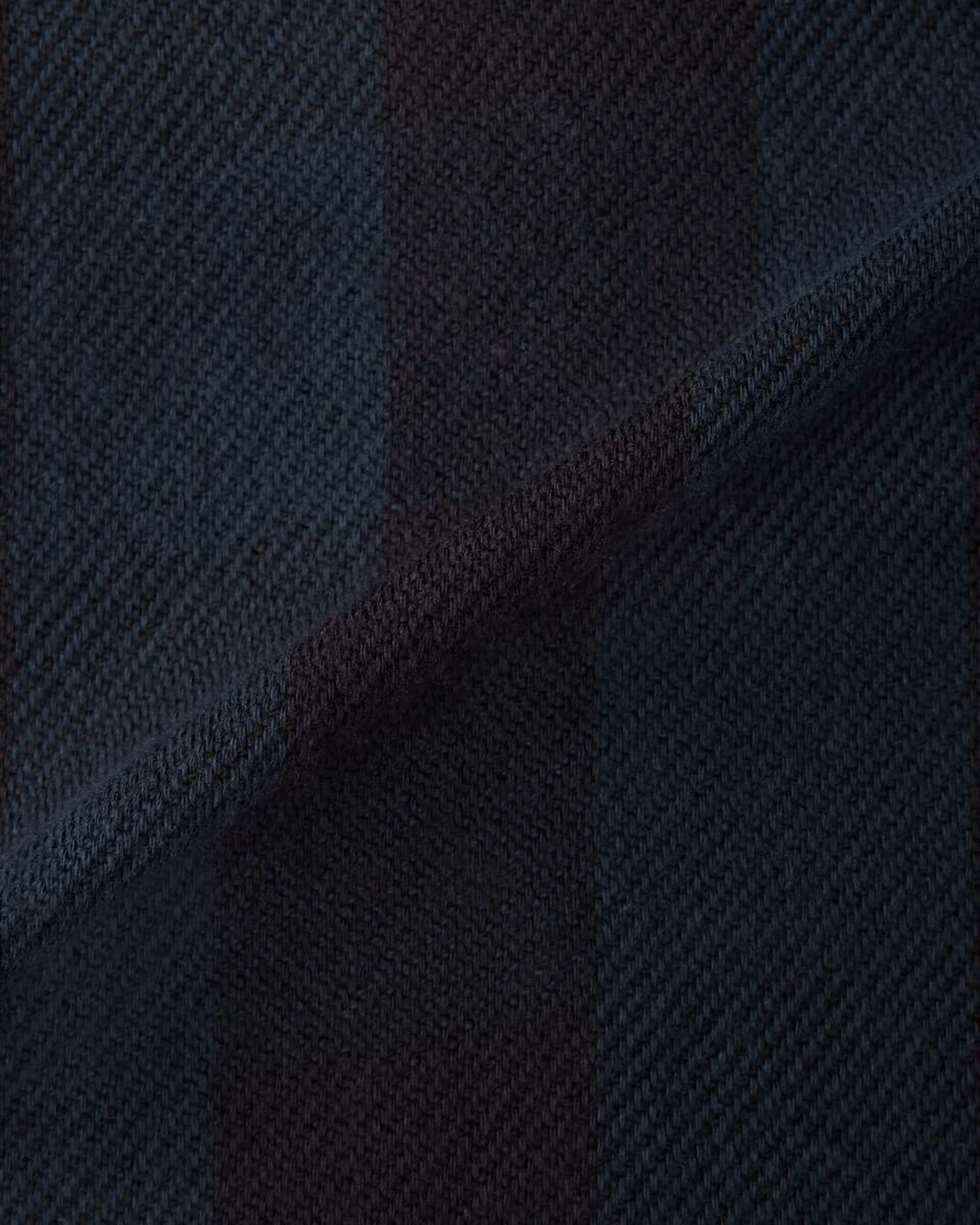MOMOTARO JEANS MMLS6002 Block Check L/S Shirt - Navy - Image 10