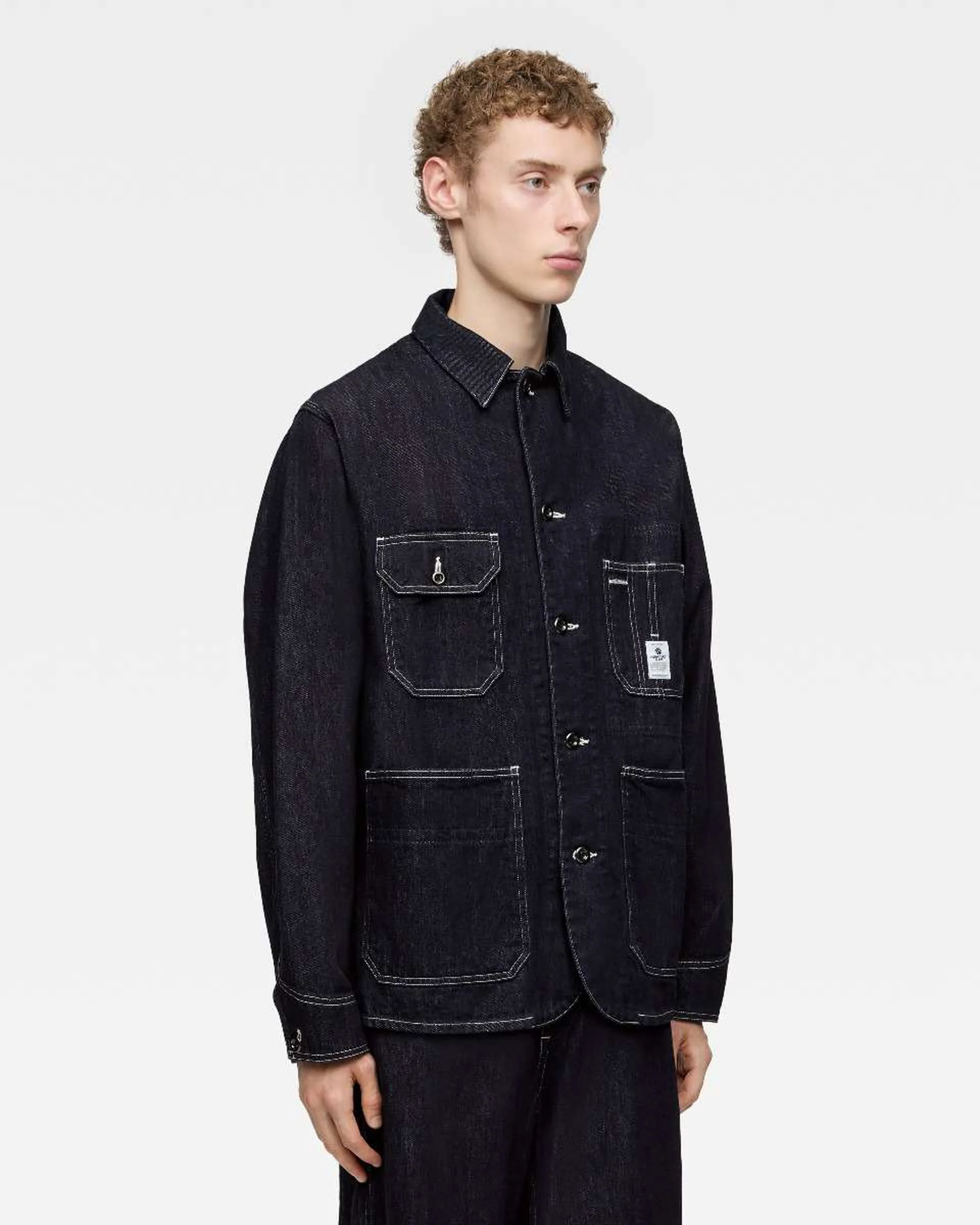 MOMOTARO JEANS MMOT6300 Selvedge Denim Coverall - Indigo - Image 3