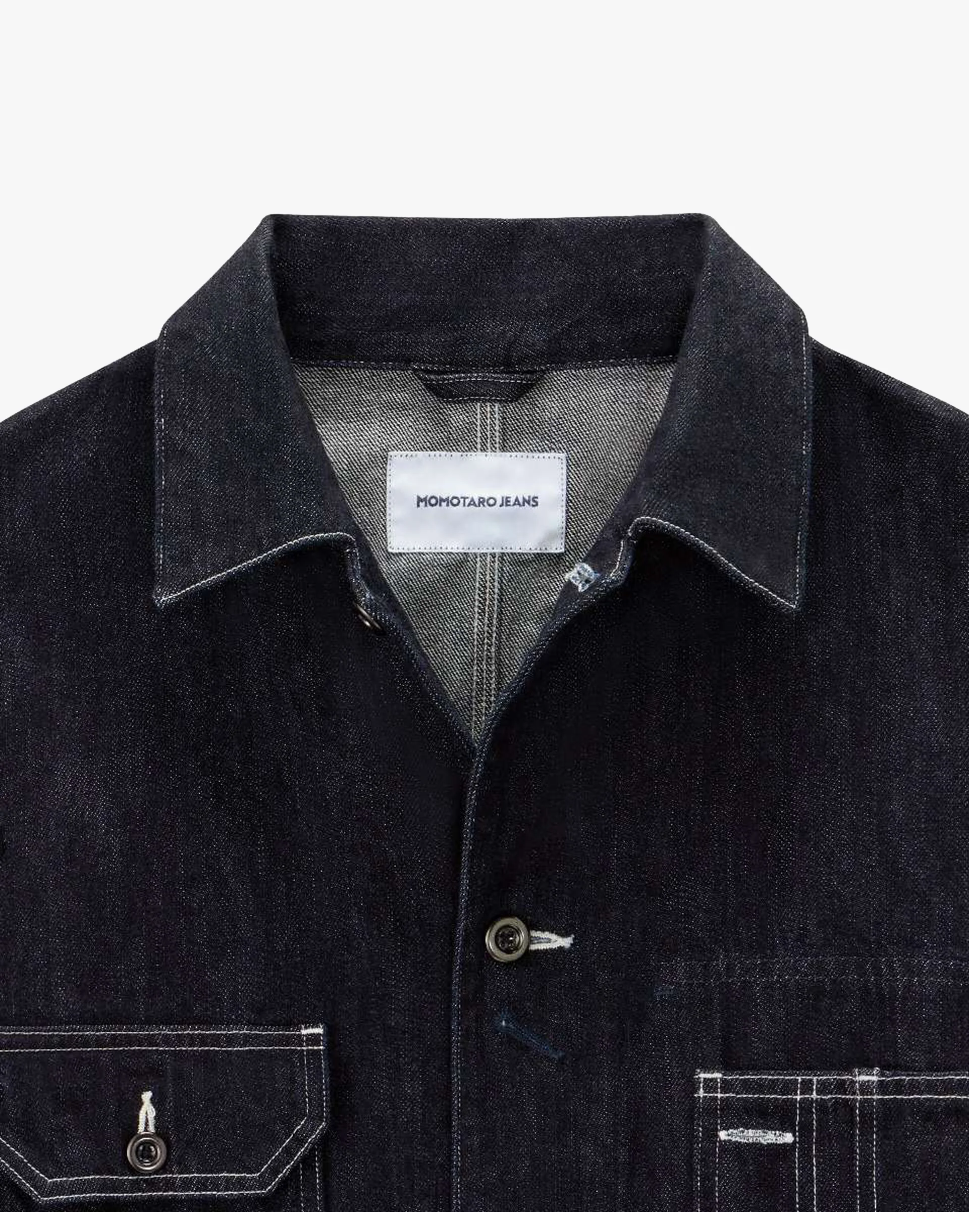 MOMOTARO JEANS MMOT6300 Selvedge Denim Coverall - Indigo - Image 8
