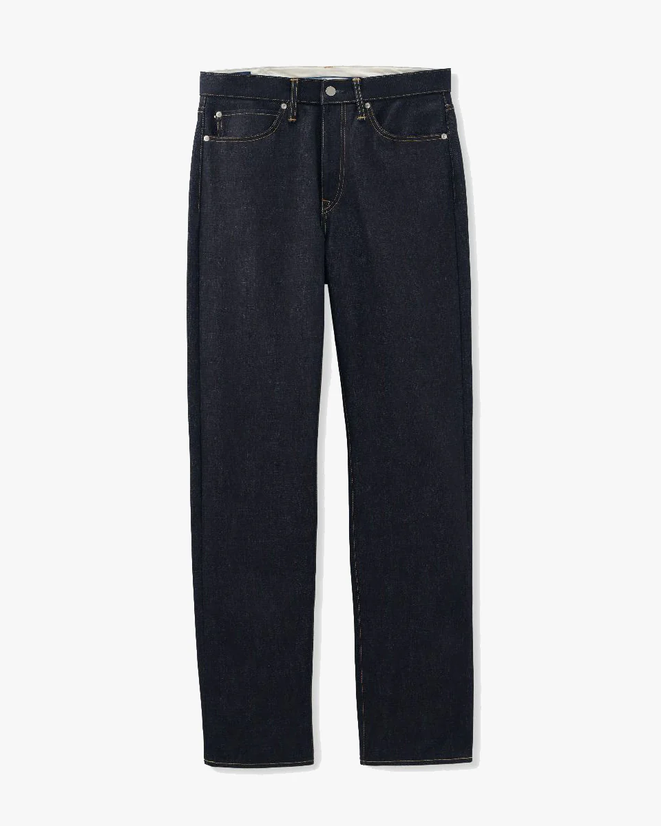 MOMOTARO JEANS #100 Standard Straight Fit Mens Jeans - 14.7oz Zimbabwe Cotton Selvedge Denim / Button - Image 9