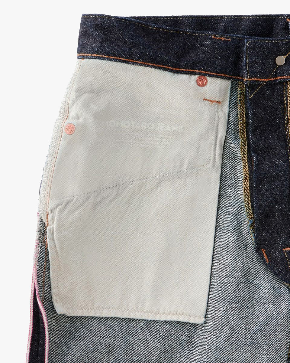 MOMOTARO JEANS #100 Classic Straight Fit Mens Jeans - 15.7oz Zimbabwe Cotton Selvedge Denim / Button - Image 12