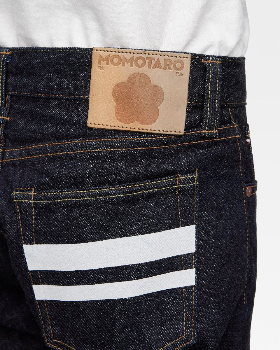 MOMOTARO JEANS #100 Classic Straight Fit Mens Jeans - 15.7oz Zimbabwe Cotton Selvedge Denim / Button - Image 3