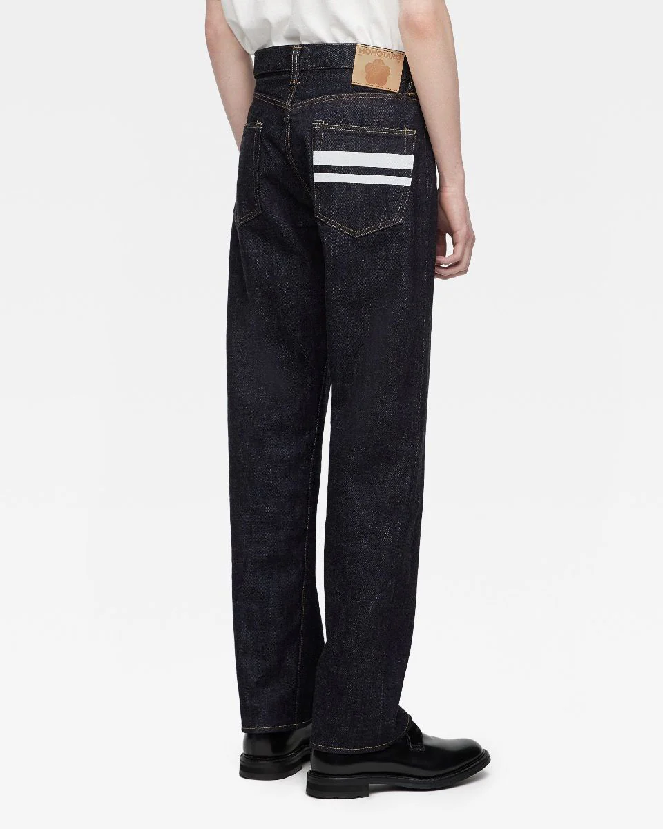 MOMOTARO JEANS #100 Classic Straight Fit Mens Jeans - 15.7oz Zimbabwe Cotton Selvedge Denim / Button - Image 4