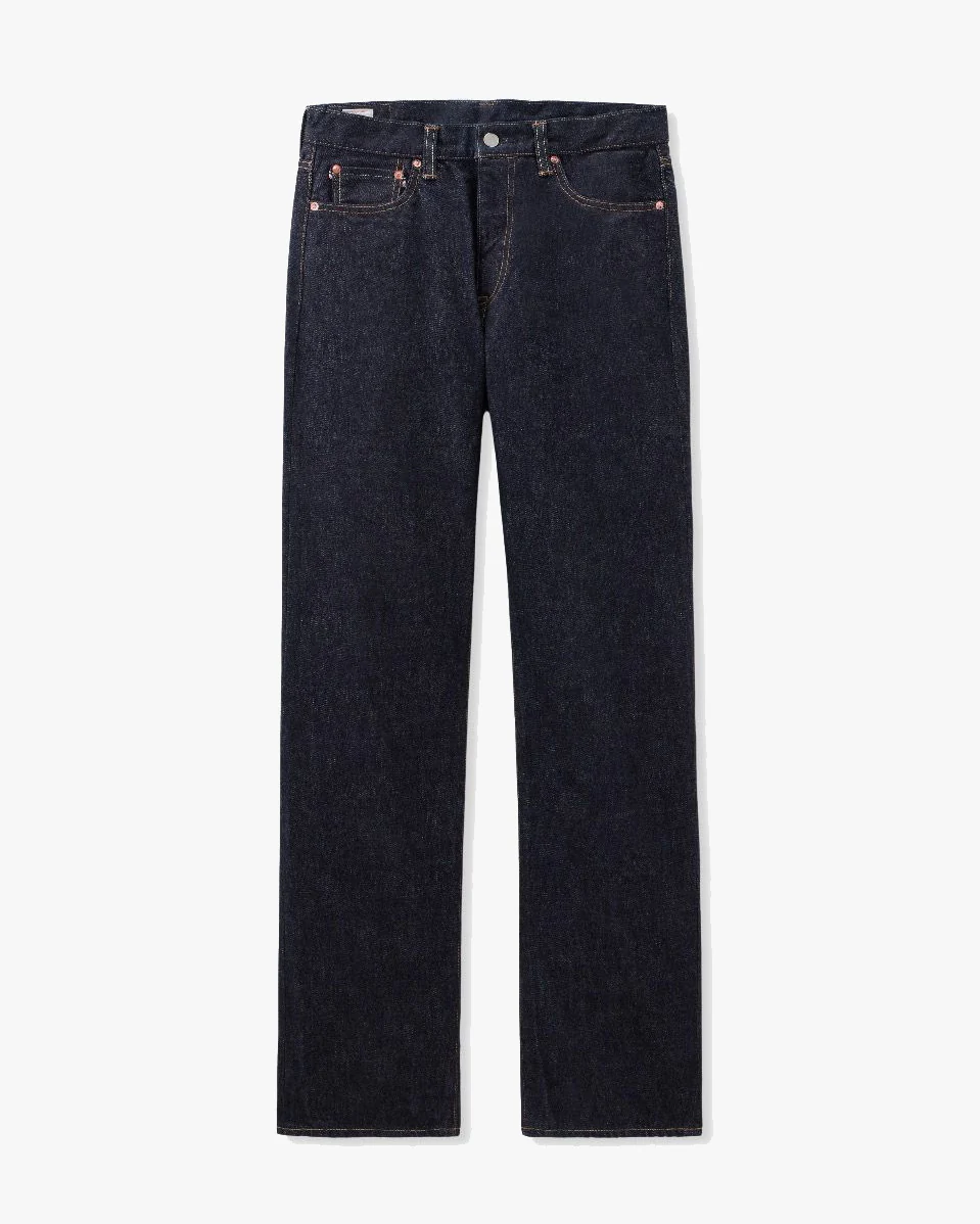 MOMOTARO JEANS #100 Classic Straight Fit Mens Jeans - 15.7oz Zimbabwe Cotton Selvedge Denim / Button - Image 8