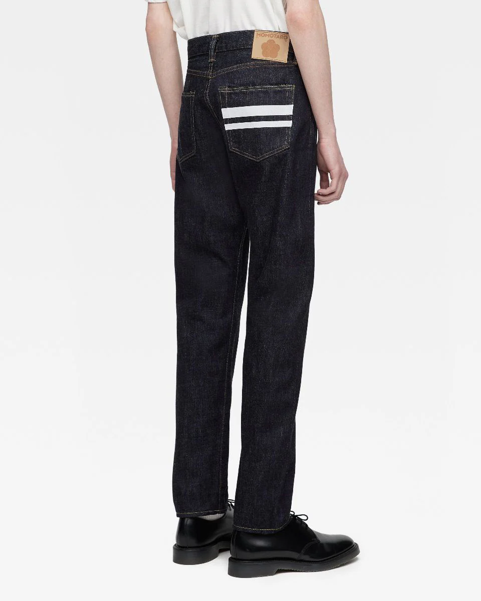MOMOTARO JEANS #200 Classic Tapered Fit Mens Jeans - 15.7oz Zimbabwe Cotton Selvedge Denim / Button - Image 5