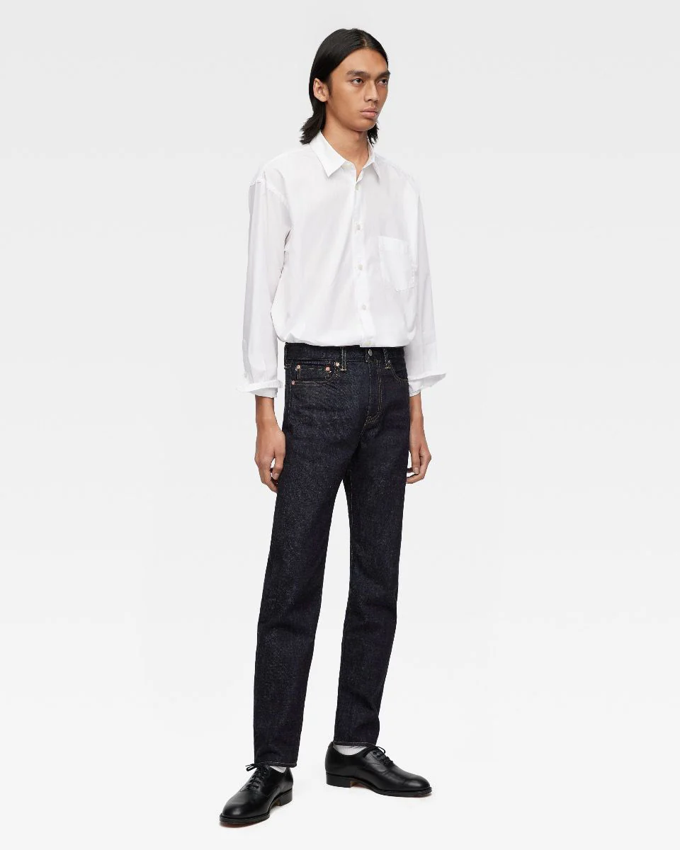 MOMOTARO JEANS #200 Classic Tapered Fit Mens Jeans - 15.7oz Zimbabwe Cotton Selvedge Denim / Button - Image 6