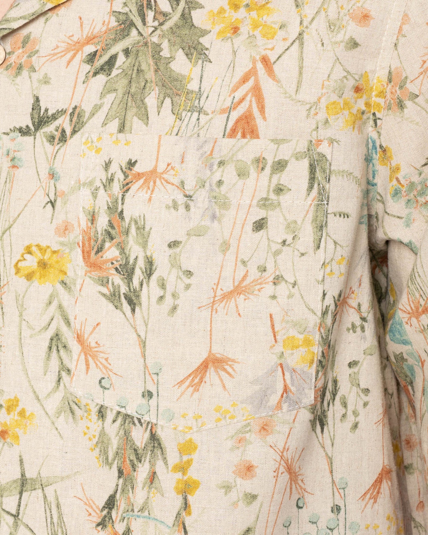Naked & Famous Denim Aloha Shirt - Flowers Painting - Image 6
