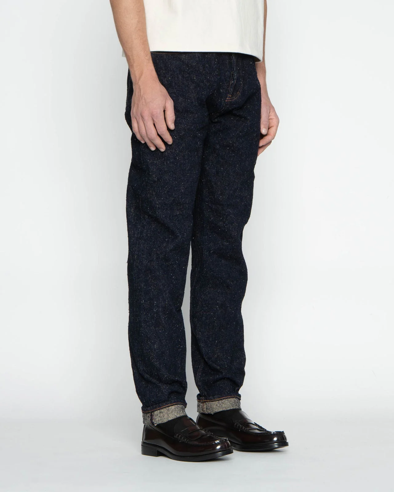 Naked & Famous Denim Easy Guy Relaxed Tapered Mens Jeans - MIJ16 Genseki Selvedge - Image 4