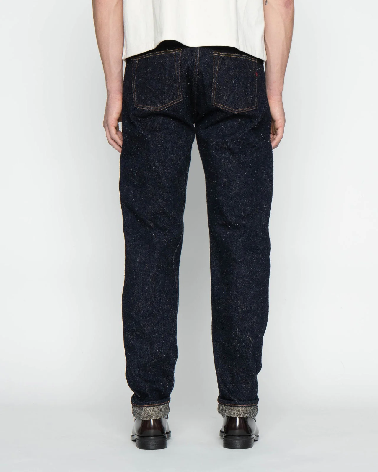 Naked & Famous Denim Easy Guy Relaxed Tapered Mens Jeans - MIJ16 Genseki Selvedge - Image 5