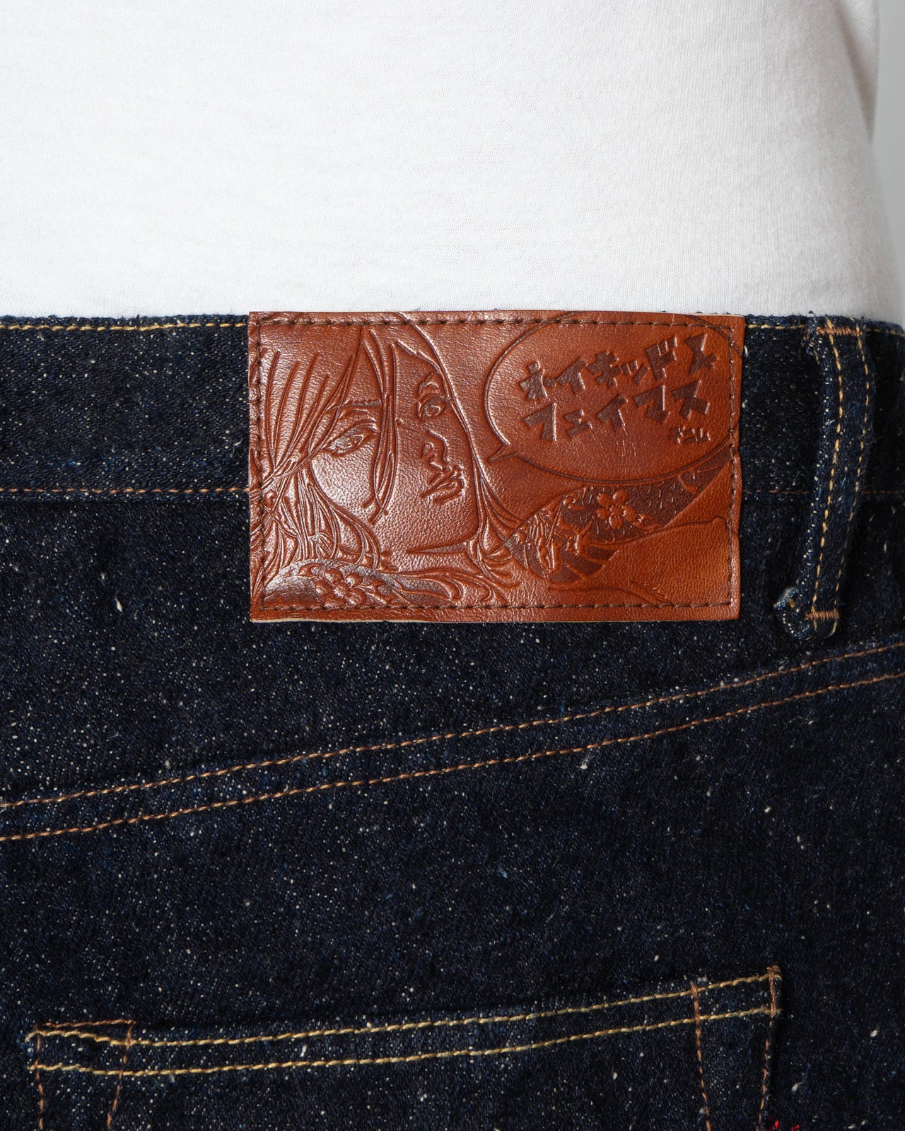 Naked & Famous Denim Easy Guy Relaxed Tapered Mens Jeans - MIJ16 Genseki Selvedge - Image 6