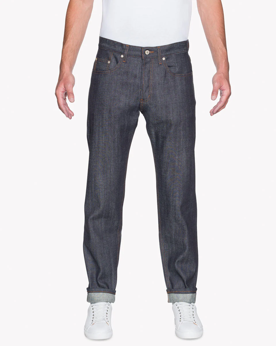 Naked & Famous Denim Easy Guy Relaxed Tapered Mens Jeans - Stretch Selvedge - Image 3