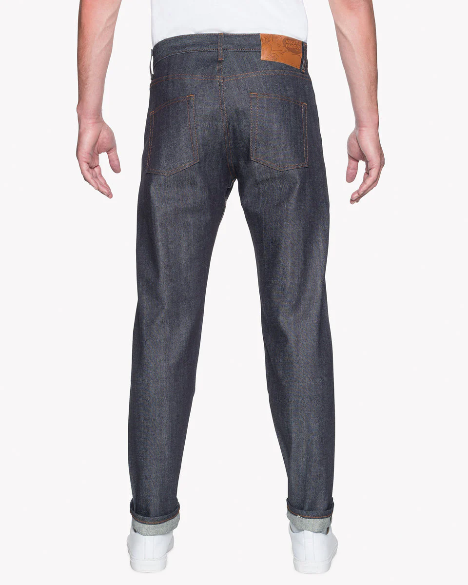 Naked & Famous Denim Easy Guy Relaxed Tapered Mens Jeans - Stretch Selvedge - Image 4