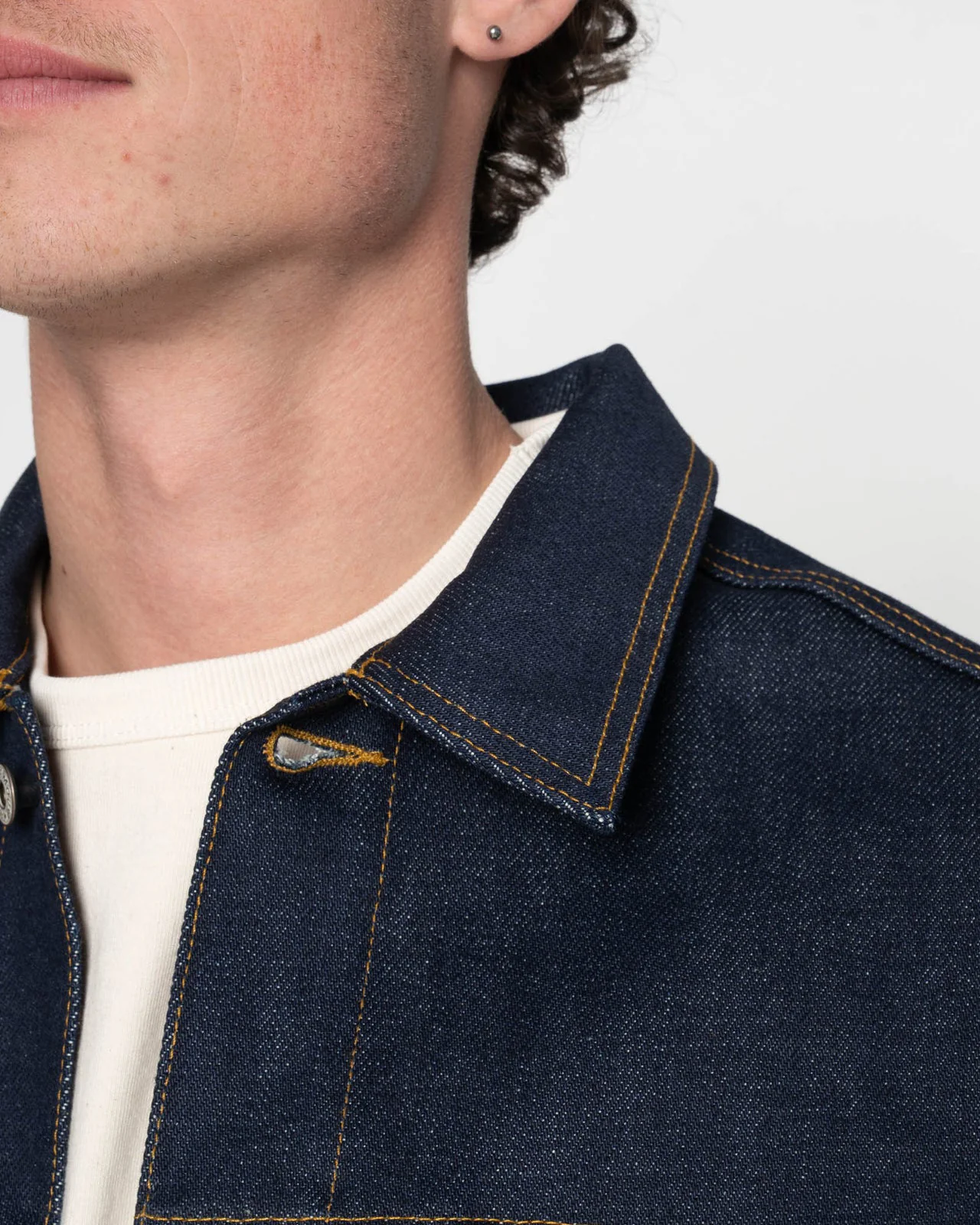 Naked & Famous Denim Jacket - Elephant 14 / Dirty Elephant - Image 5
