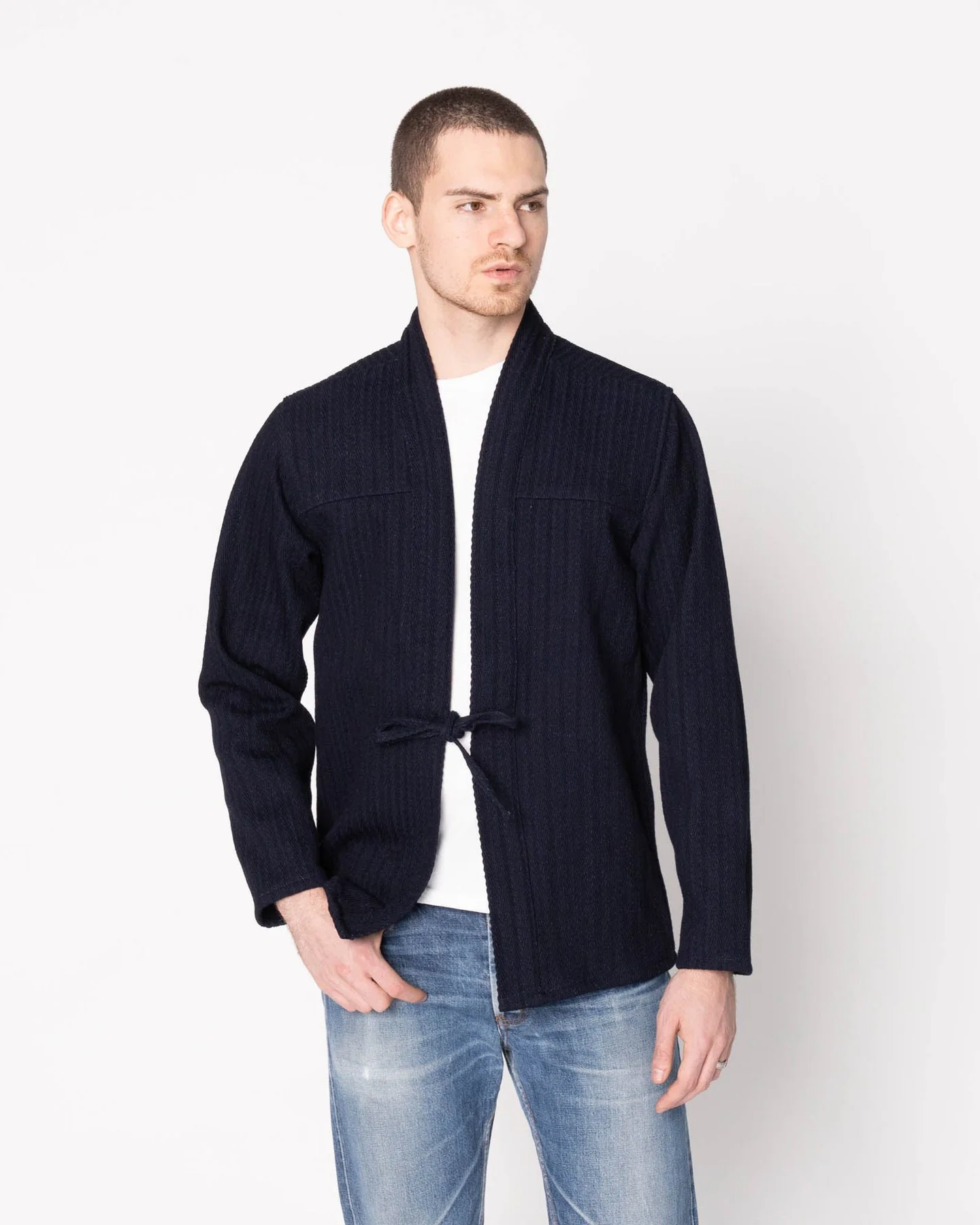 Naked & Famous Denim Kimono Shirt - Indigo Sugiaya - Image 2