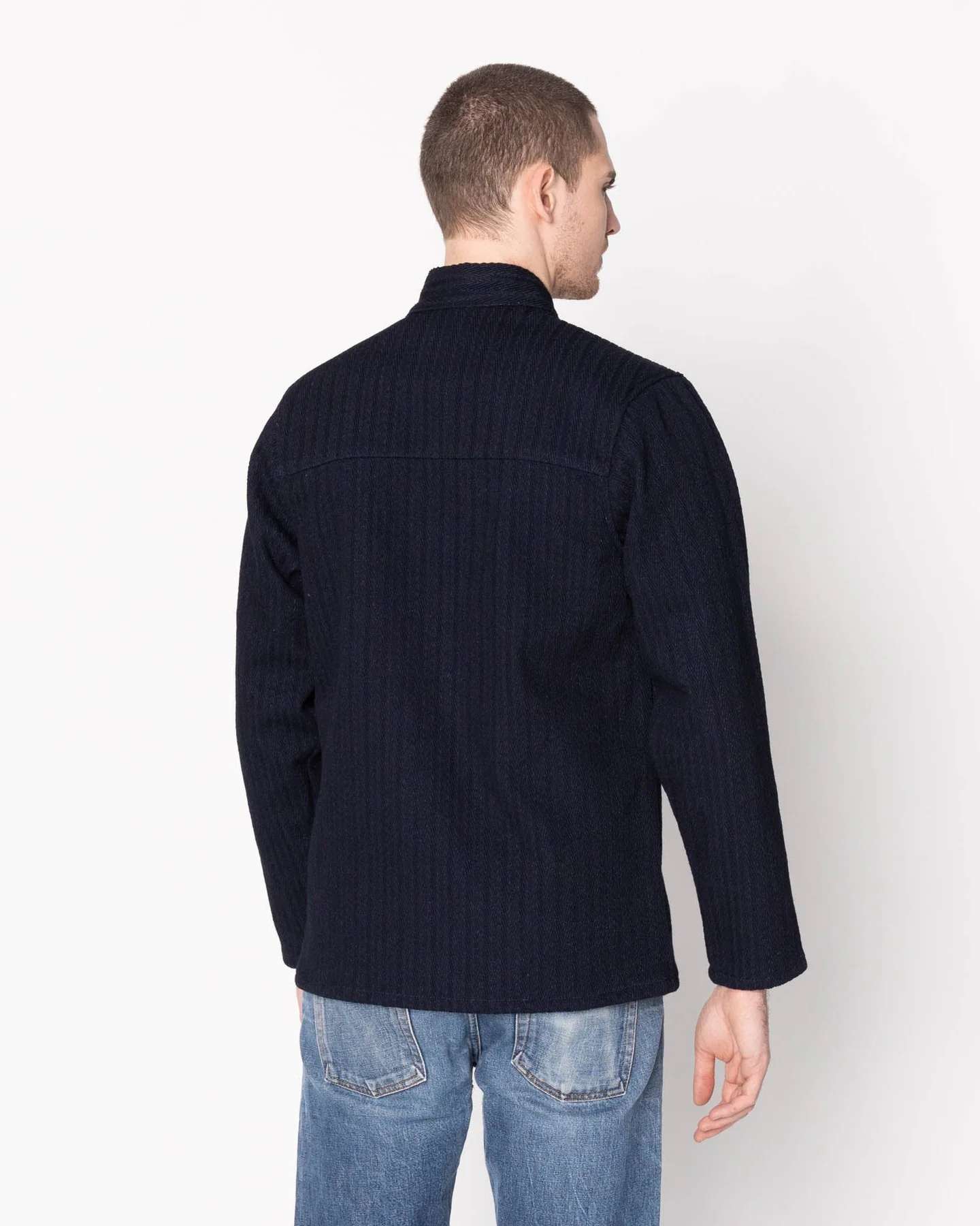 Naked & Famous Denim Kimono Shirt - Indigo Sugiaya - Image 3