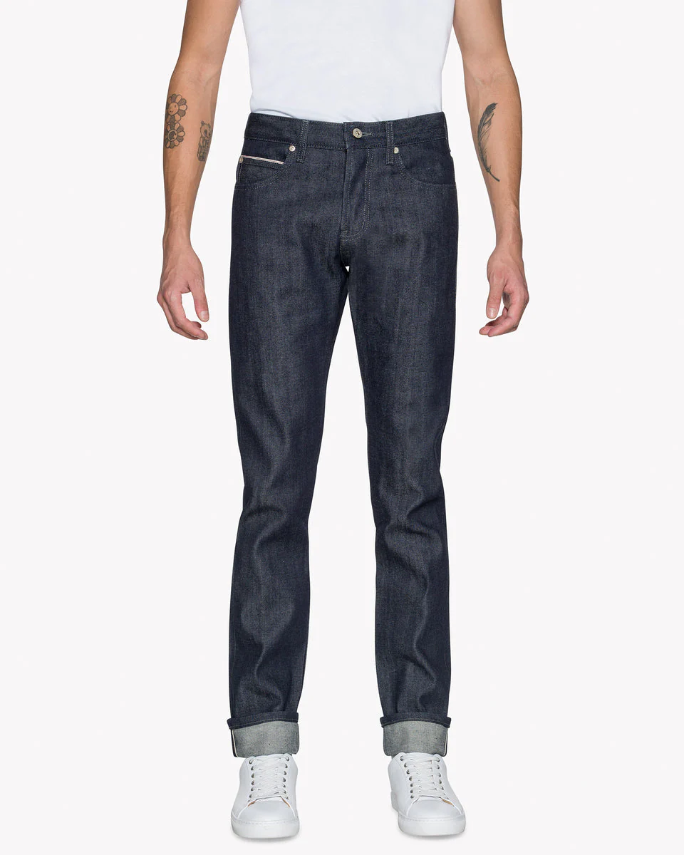 Naked & Famous Denim Super Guy Skinny Mens Jeans - Indigo Selvedge - Image 3