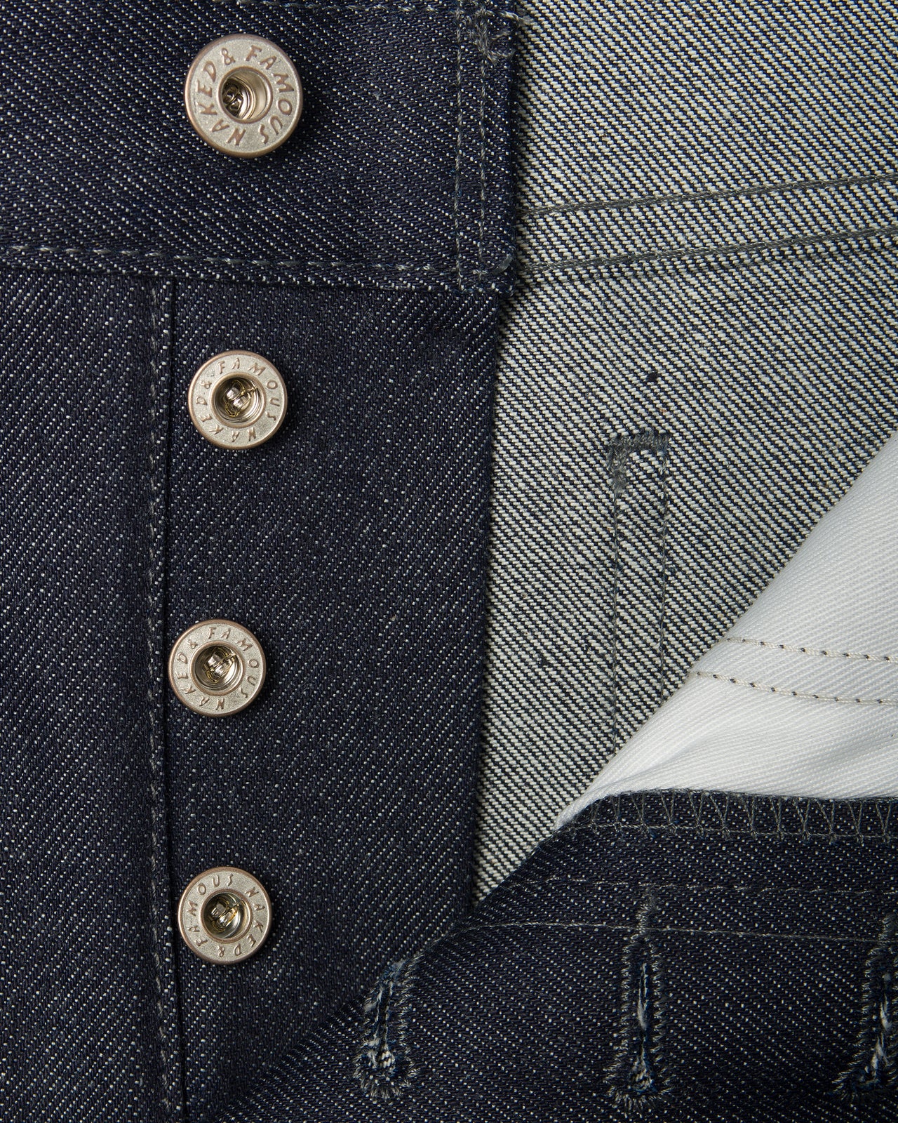 Naked & Famous Denim Super Guy Skinny Mens Jeans - Indigo Selvedge - Image 7