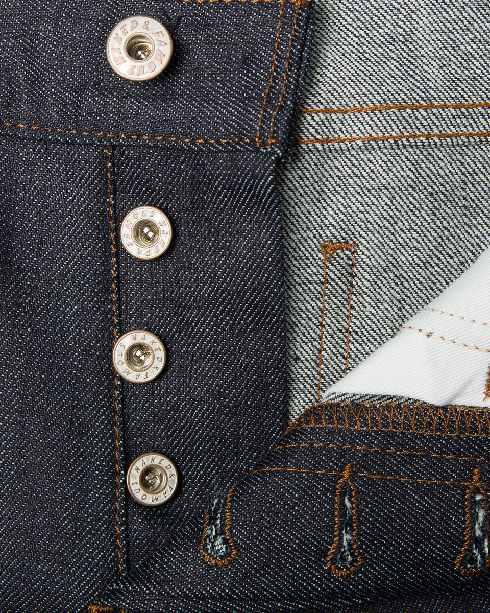 Naked & Famous Denim Super Guy Skinny Mens Jeans - Stretch Selvedge - Image 7