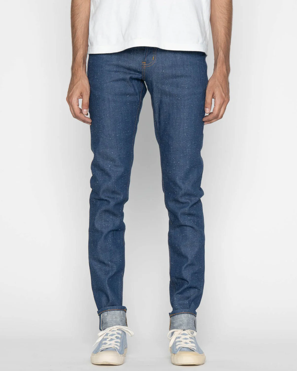 Naked & Famous Denim Super Guy Skinny Mens Jeans - Workforce Selvedge - Image 3