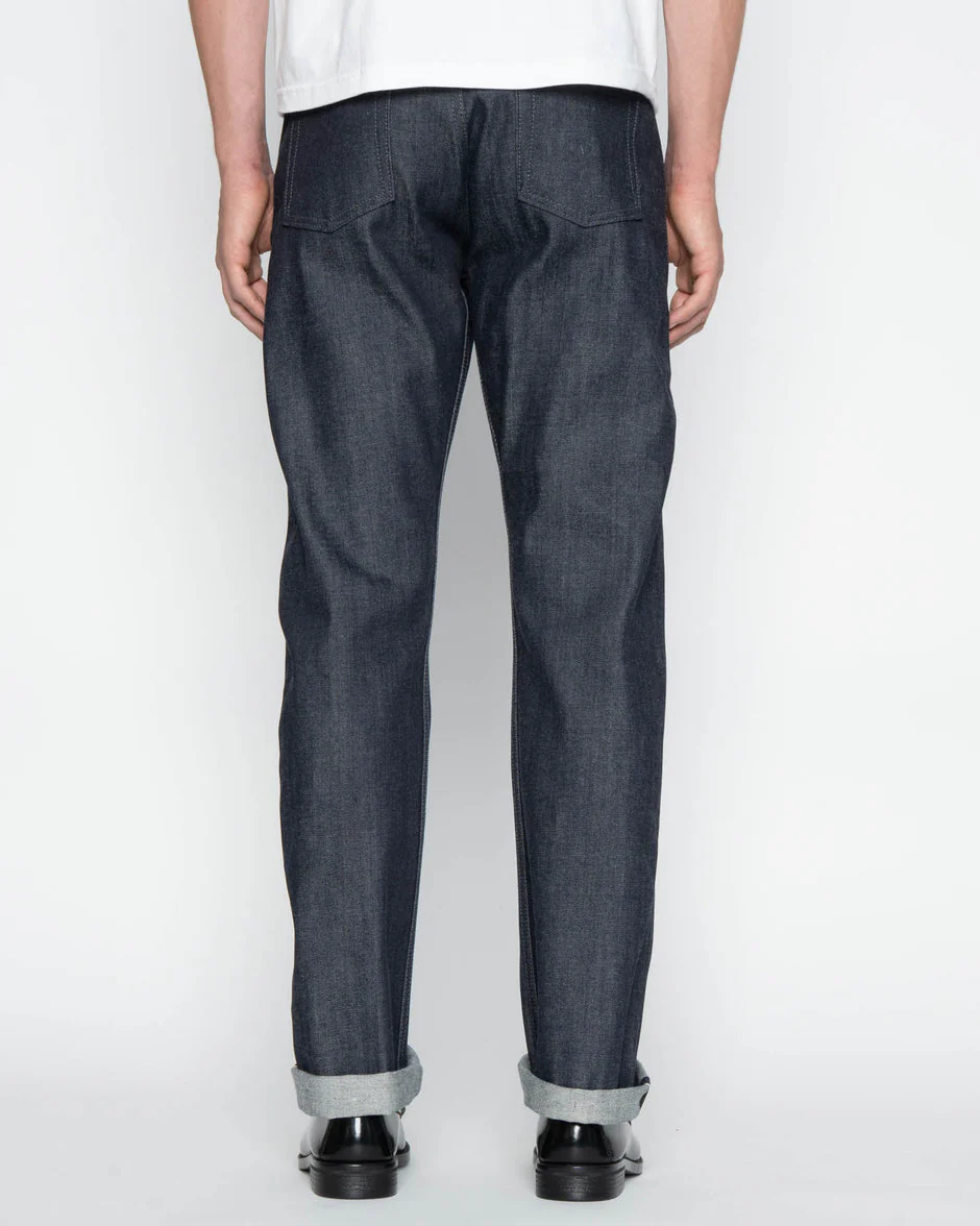 Naked & Famous Denim True Guy Regular Straight Mens Jeans - Indigo Selvedge - Image 4