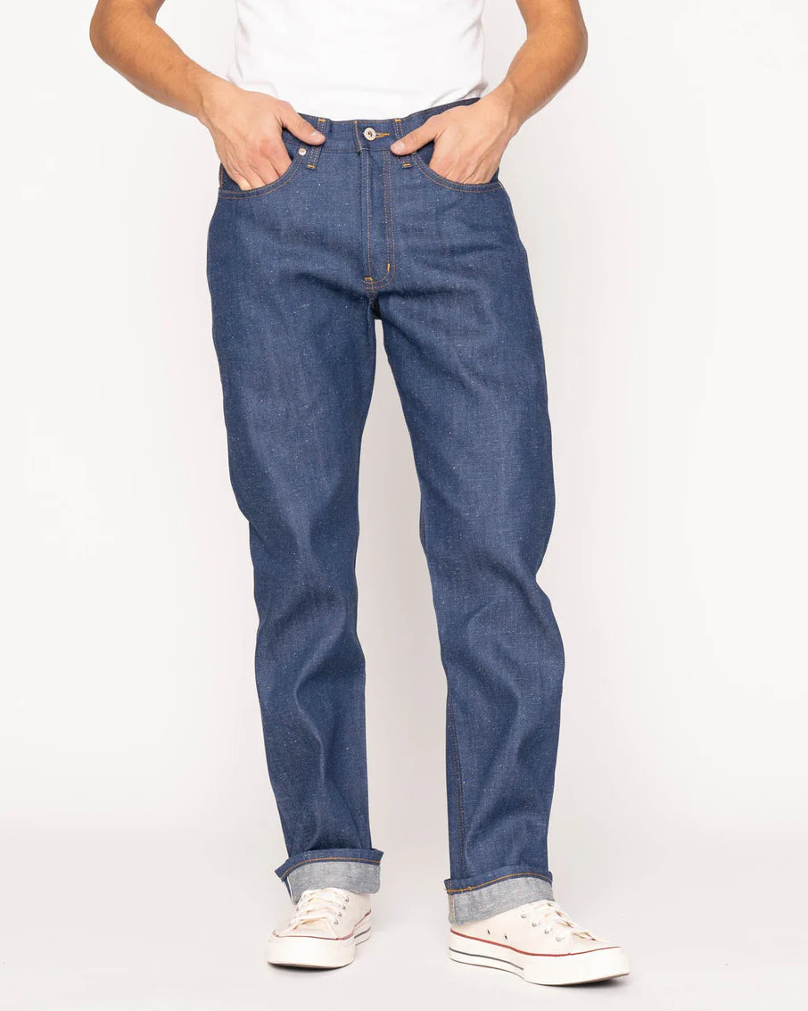 Naked & Famous Denim True Guy Regular Straight Mens Jeans - Workforce Selvedge - Image 3