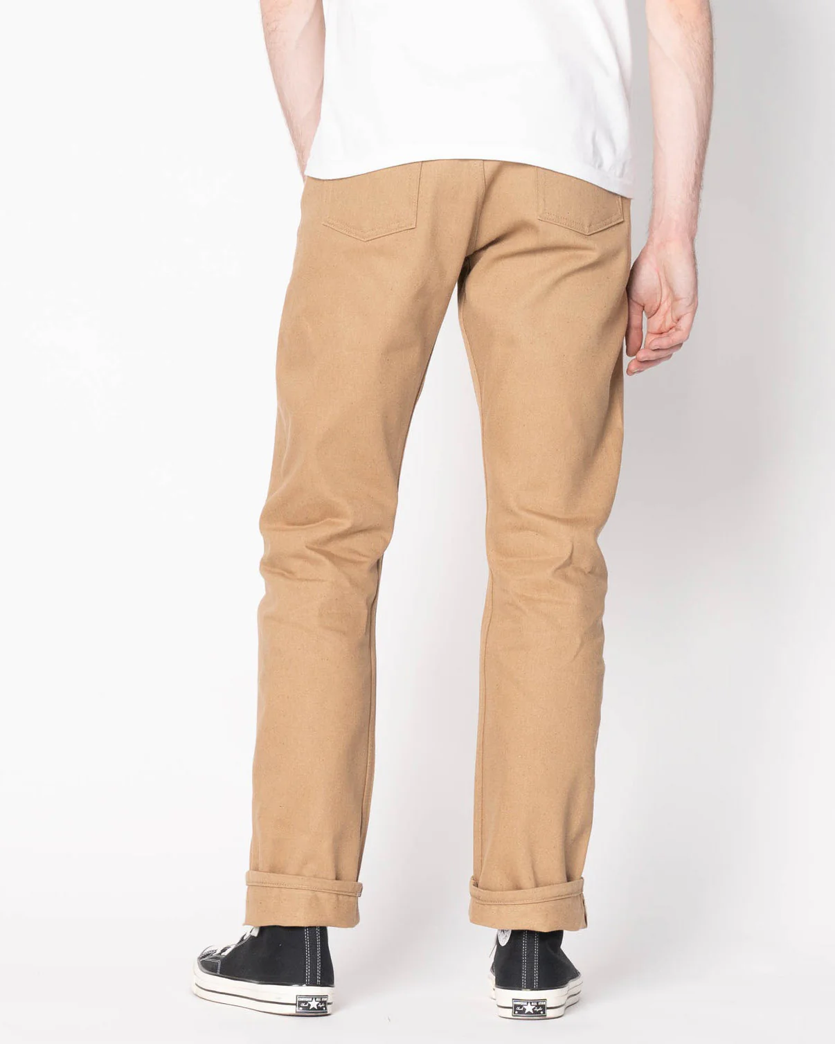 Naked & Famous Denim True Guy Regular Straight Mens Jeans - Brown Fox Selvedge - Image 3