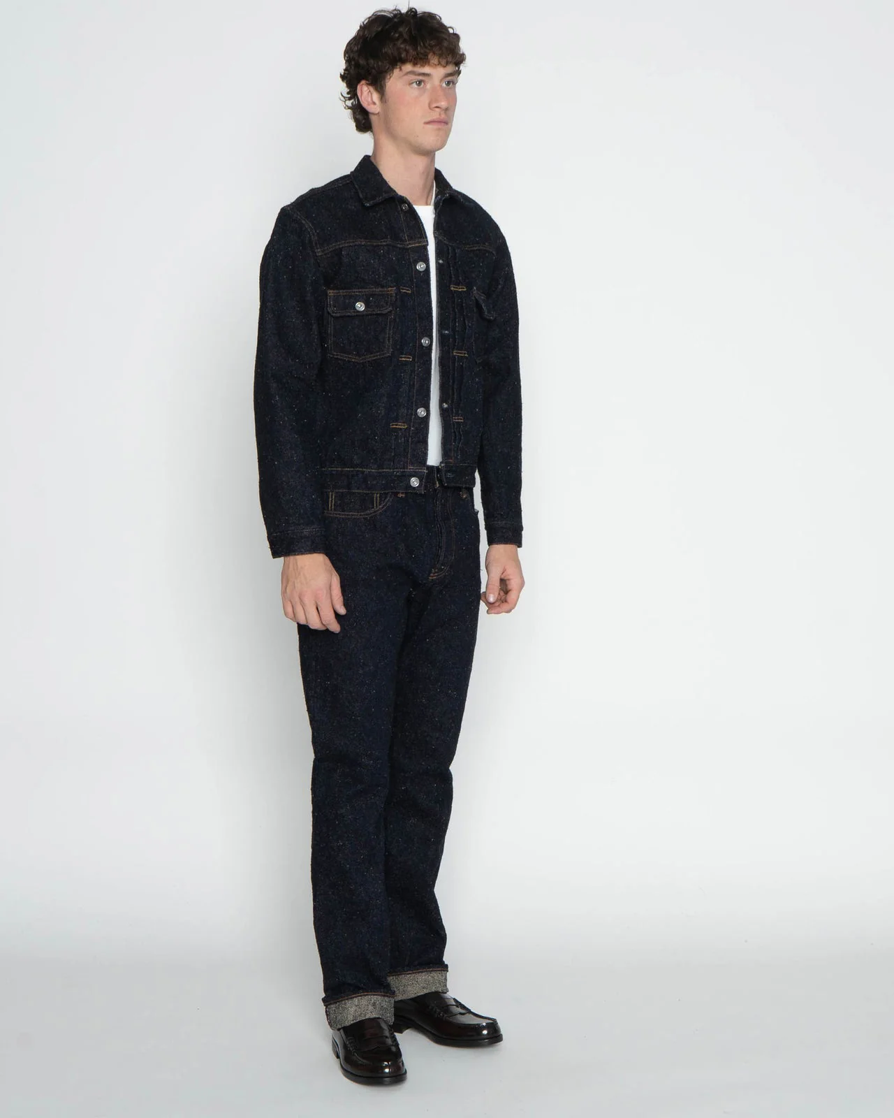Naked & Famous Denim True Guy Regular Straight Mens Jeans - MIJ16 Genseki Selvedge - Image 8