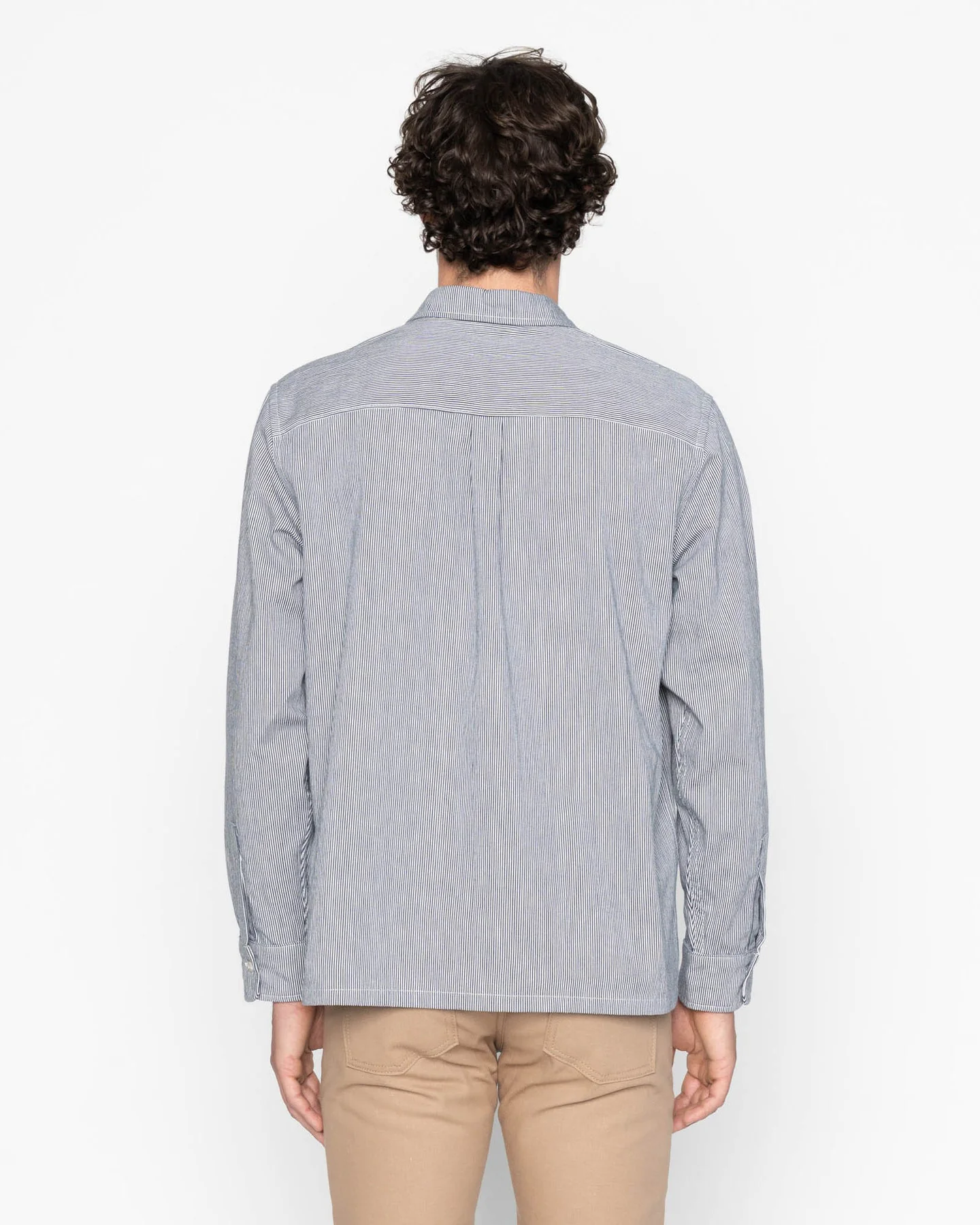 Naked & Famous Denim True Shirt - Organic Hickory - Image 4