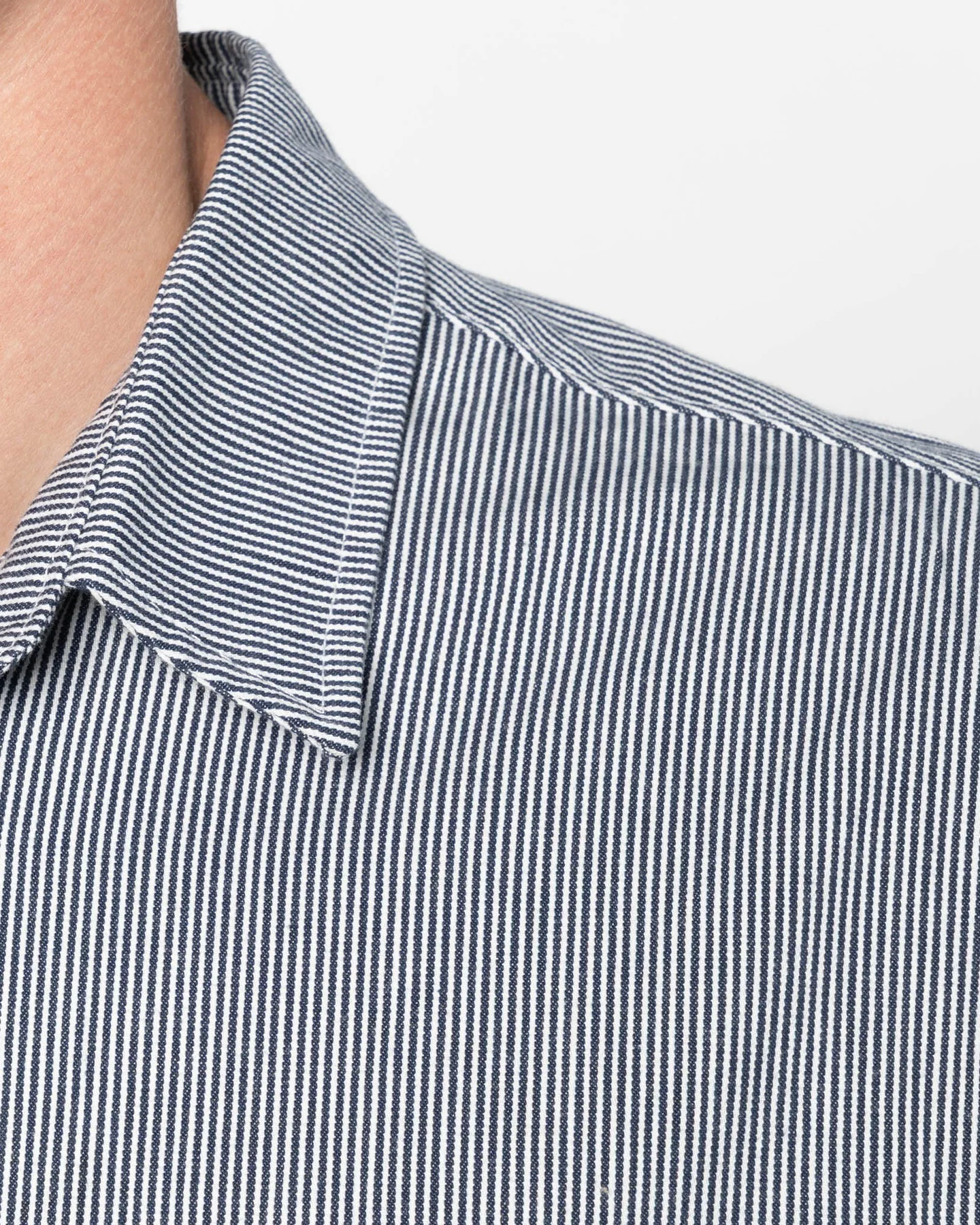 Naked & Famous Denim True Shirt - Organic Hickory - Image 7