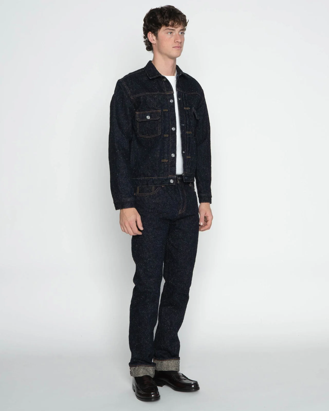 Naked & Famous Denim Weird Guy Regular Tapered Mens Jeans - MIJ16 Genseki Selvedge - Image 8