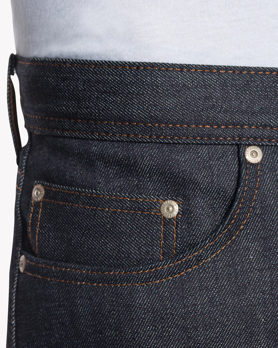 Naked & Famous Denim Weird Guy Regular Tapered Mens Jeans - Stretch Selvedge - Image 5