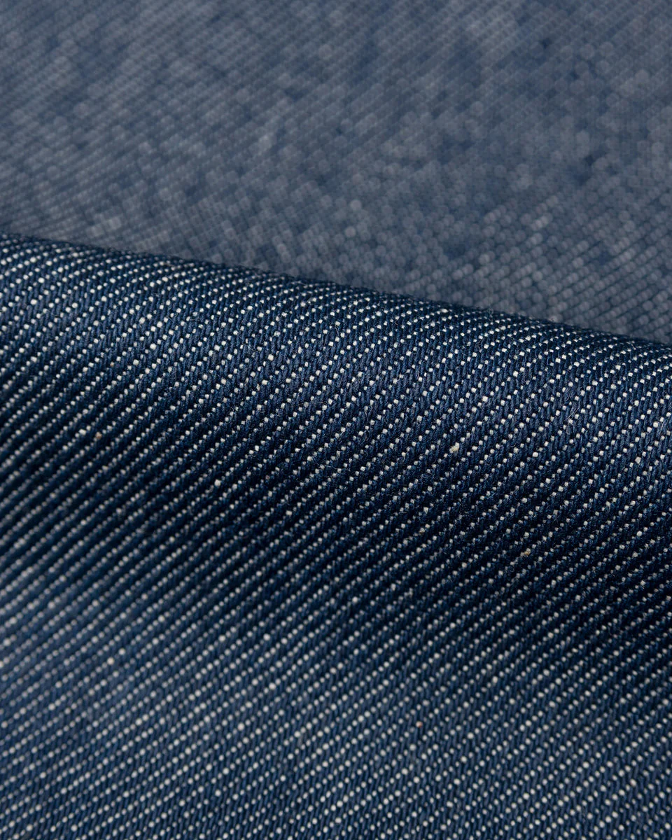 Naked & Famous Denim Easy Guy Relaxed Tapered Mens Jeans - Natural Indigo Selvedge - Image 8