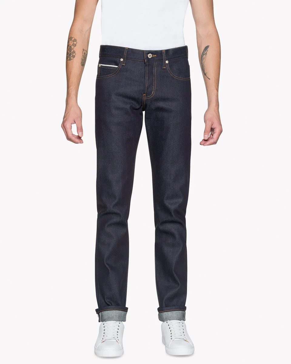 Naked & Famous Denim Super Guy Skinny Mens Jeans - Nightshade Stretch Selvedge - Image 3
