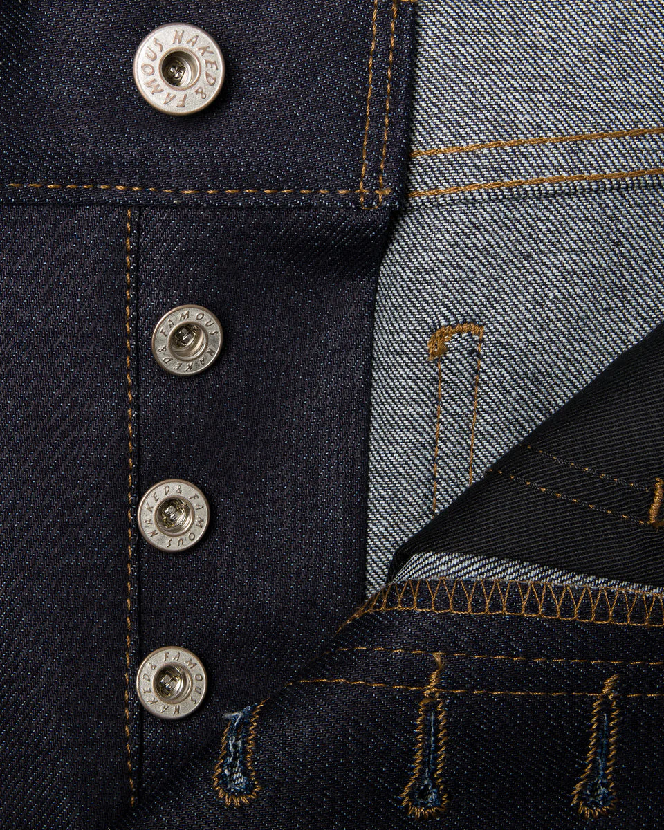 Naked & Famous Denim Super Guy Skinny Mens Jeans - Nightshade Stretch Selvedge - Image 7