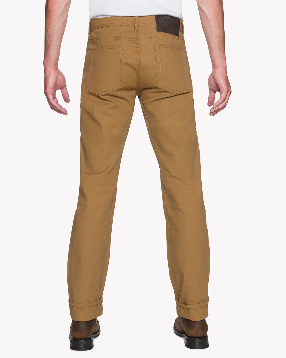 Naked & Famous Denim Weird Guy Regular Tapered Mens Jeans - Duck Canvas Selvedge - Image 4