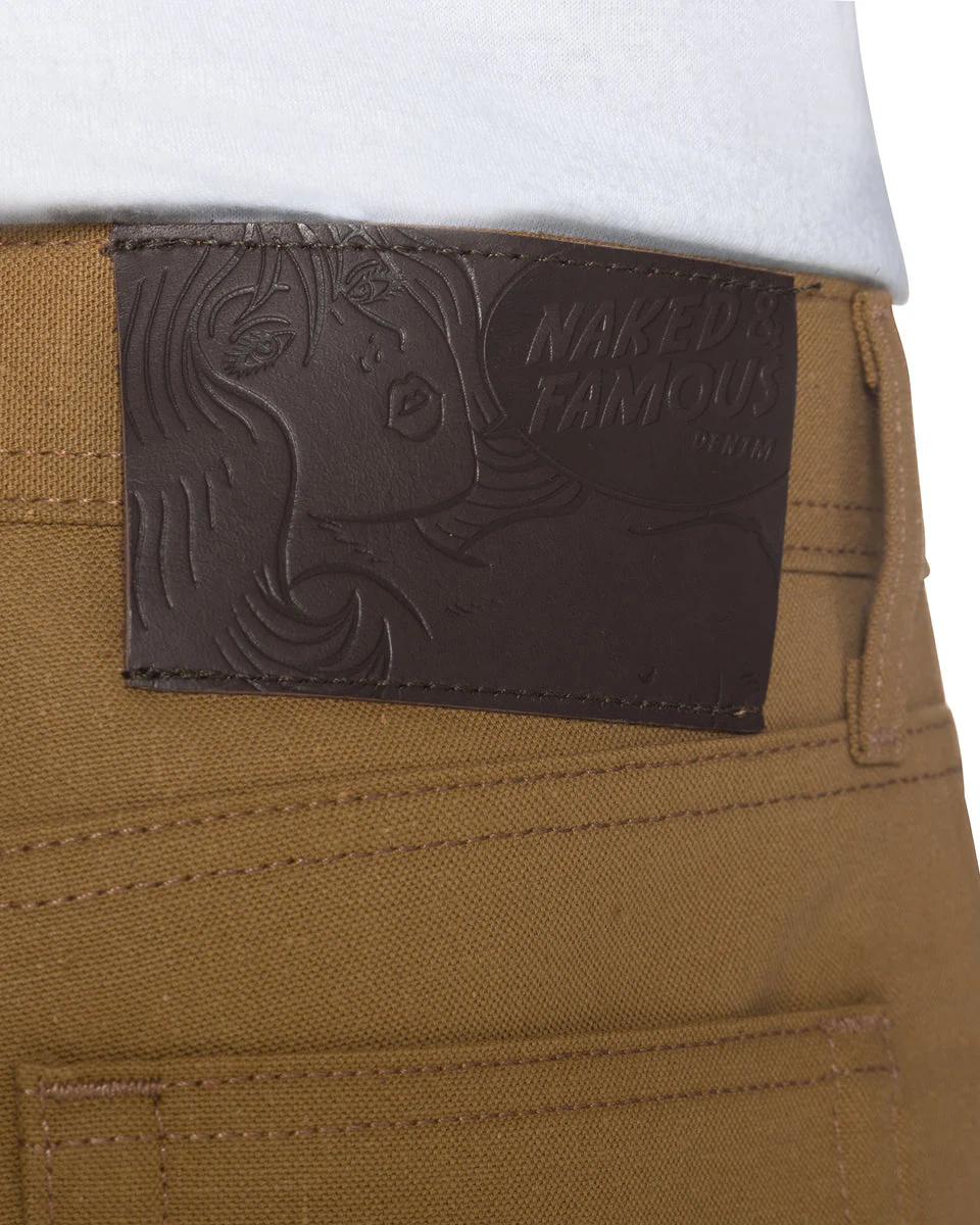 Naked & Famous Denim Weird Guy Regular Tapered Mens Jeans - Duck Canvas Selvedge - Image 6